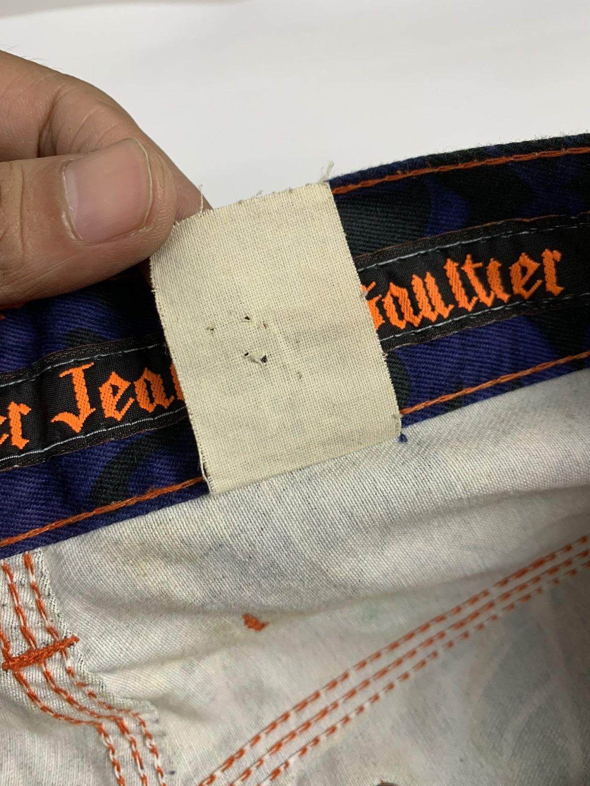 Jean Paul Gaultier Gaultier Jeans by Jean Paul Gaultier Floral Gradient Denim Size US 40 / EU 56 - 9 Thumbnail