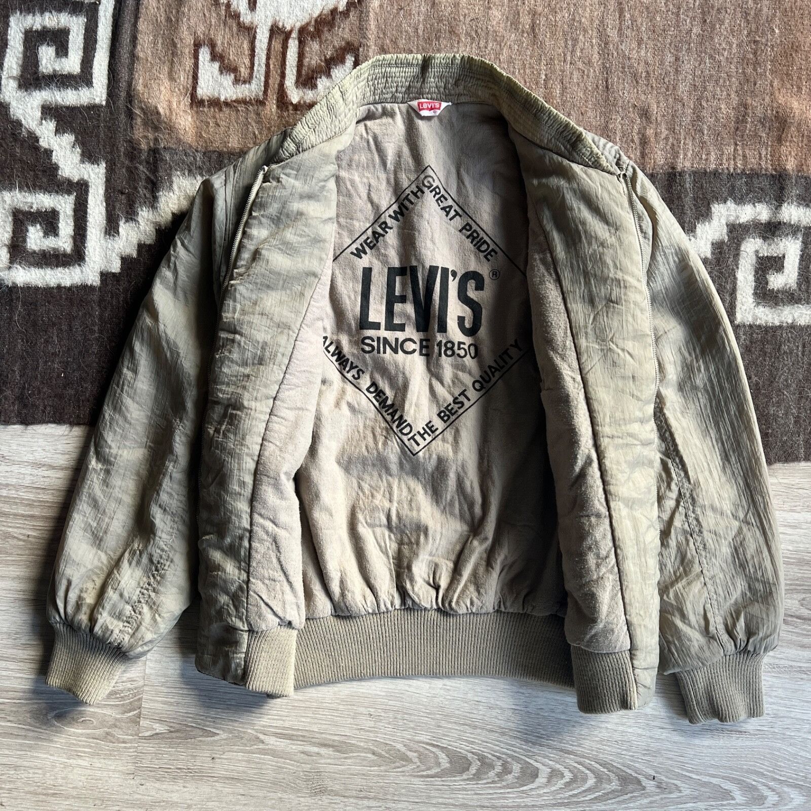 Levi's Levi's Vintage Crinkle Nylon Bomber Jacket 8628AC Size US M / EU 48-50 / 2 - 5 Thumbnail