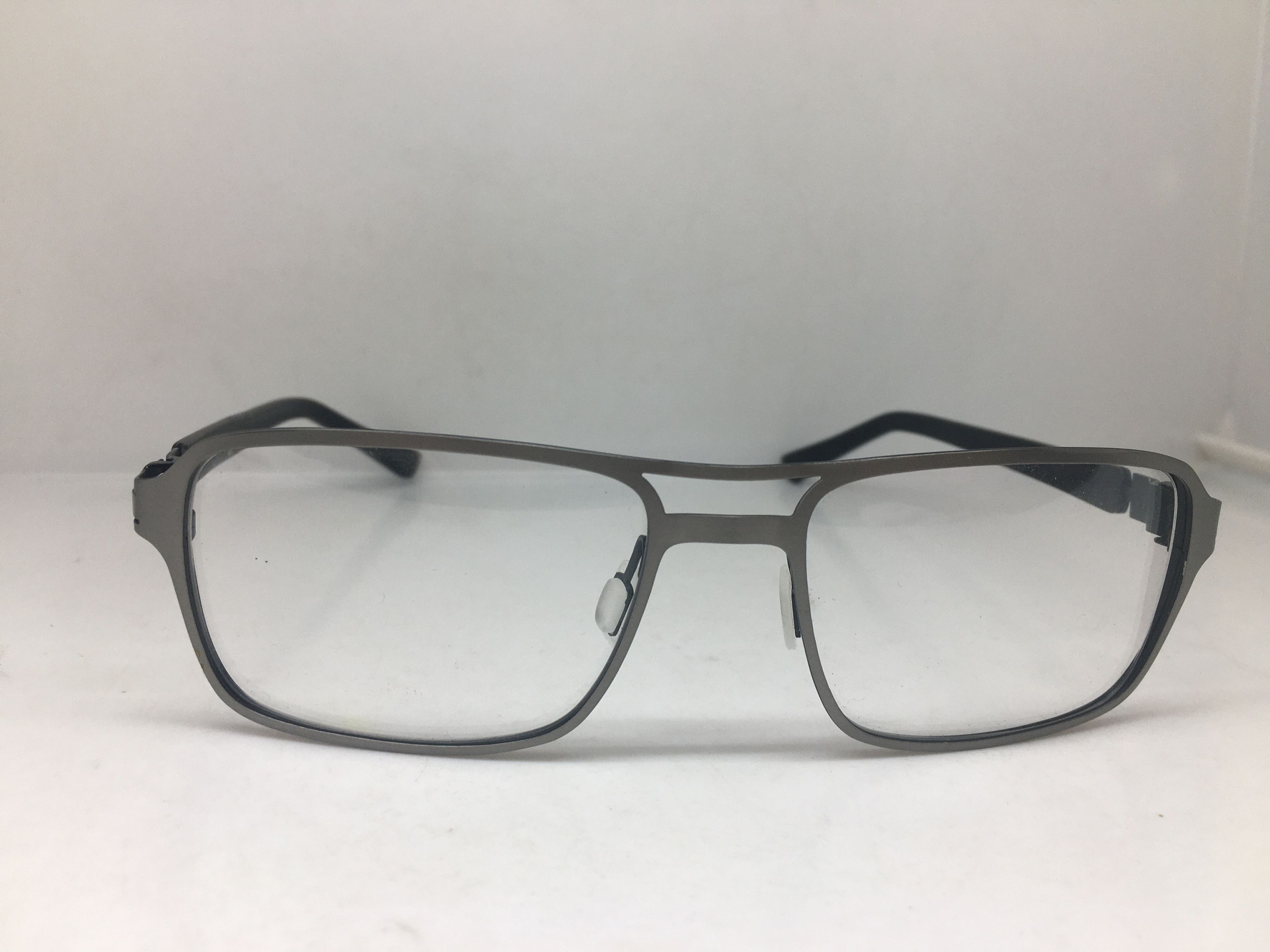 Other Grey Silver Alloy Aviator Eyeglasses Frame Pilot Size ONE SIZE - 1 Thumbnail