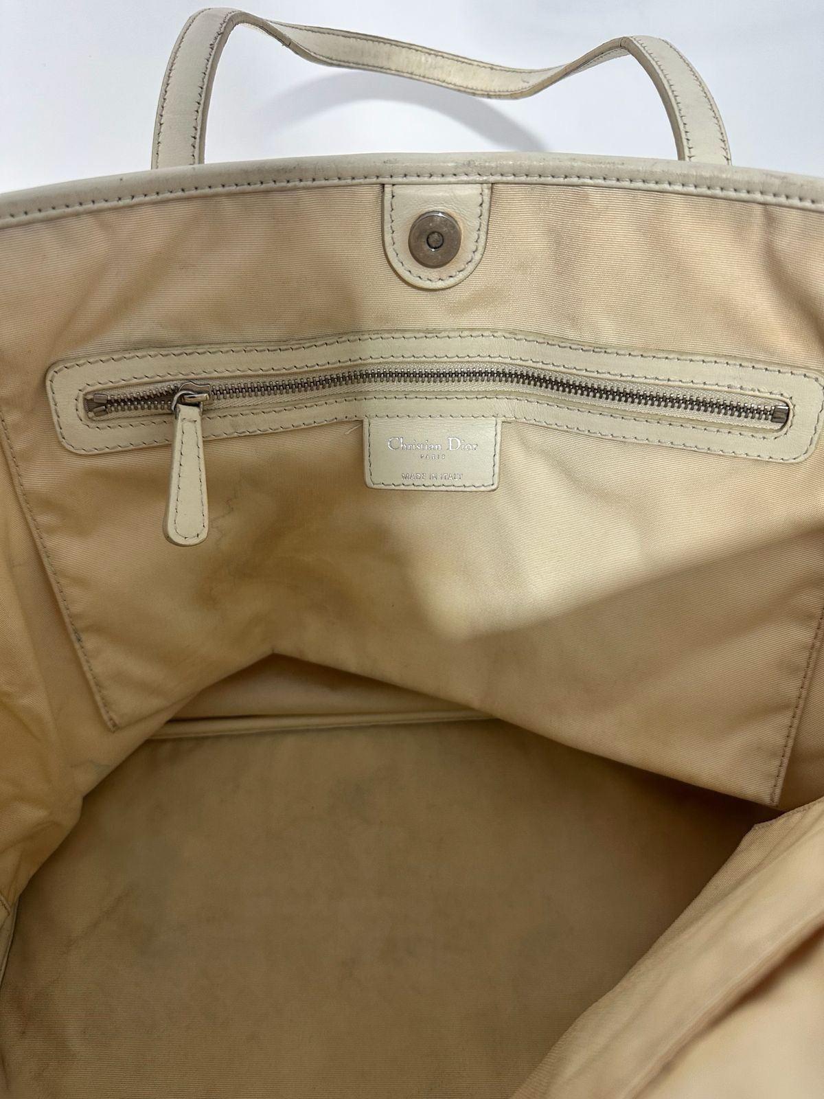 Christian Dior Monsieur CHRISTIAN DIOR PANERA TOTE BAG BEIGE. Size ONE SIZE - 6 Thumbnail