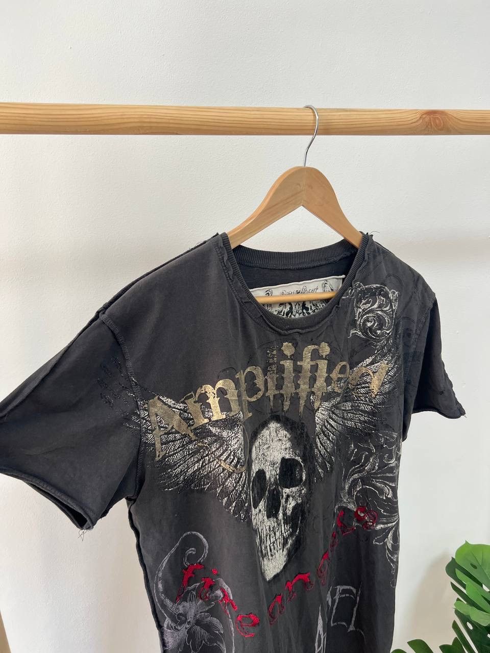 Affliction × Vintage Vintage Y2K Affliction Style Cross Hybrid Logo Tee Size US L / EU 52-54 / 3 - 7 Thumbnail