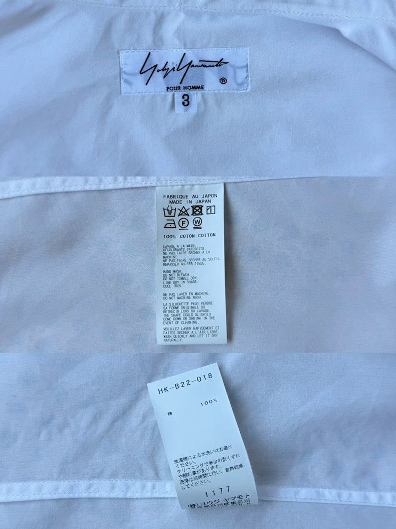 Yohji Yamamoto Yohji Yamamoto 2017 AW Mainline Show Ribbon Shirt Size US L / EU 52-54 / 3 - 6 Thumbnail