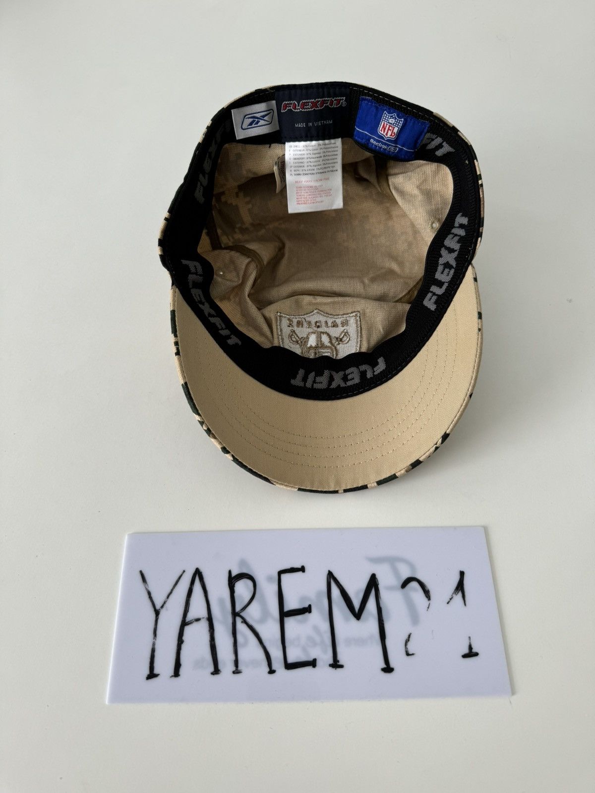 Reebok Raiders Reebok vintage cap hat Size ONE SIZE - 4 Thumbnail