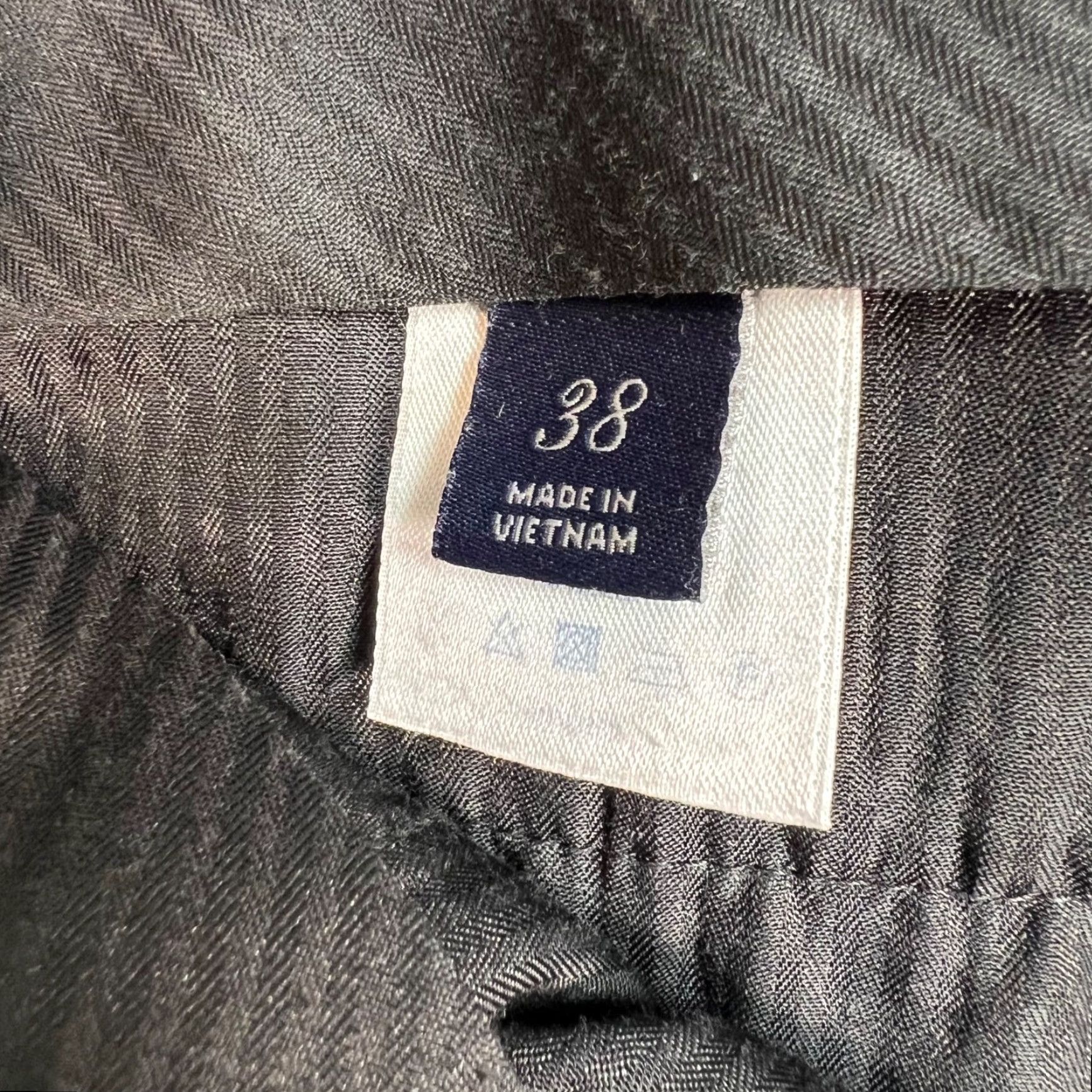 Lands' End Lands' End Mens Dress Pants 38 Gray Flat Front Polyester Wool Solid Traditional Fit Slacks Pants Mens 38 Size US 38 / EU 54 - 4 Thumbnail