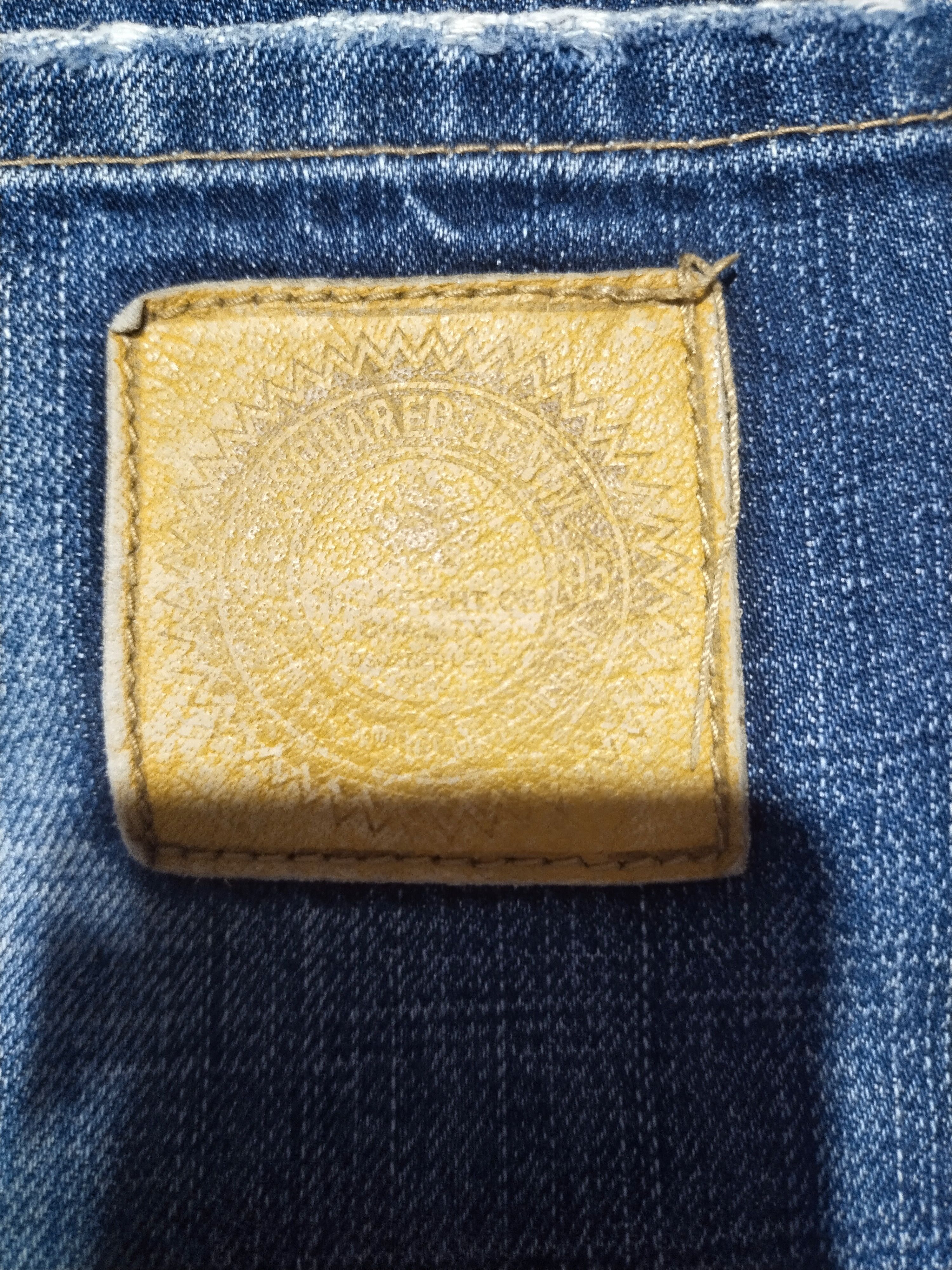 Dsquared2 × Vintage Dsquared Vintage " Distressed Drnim Sz 36" Size US 36 / EU 52 - 10 Thumbnail