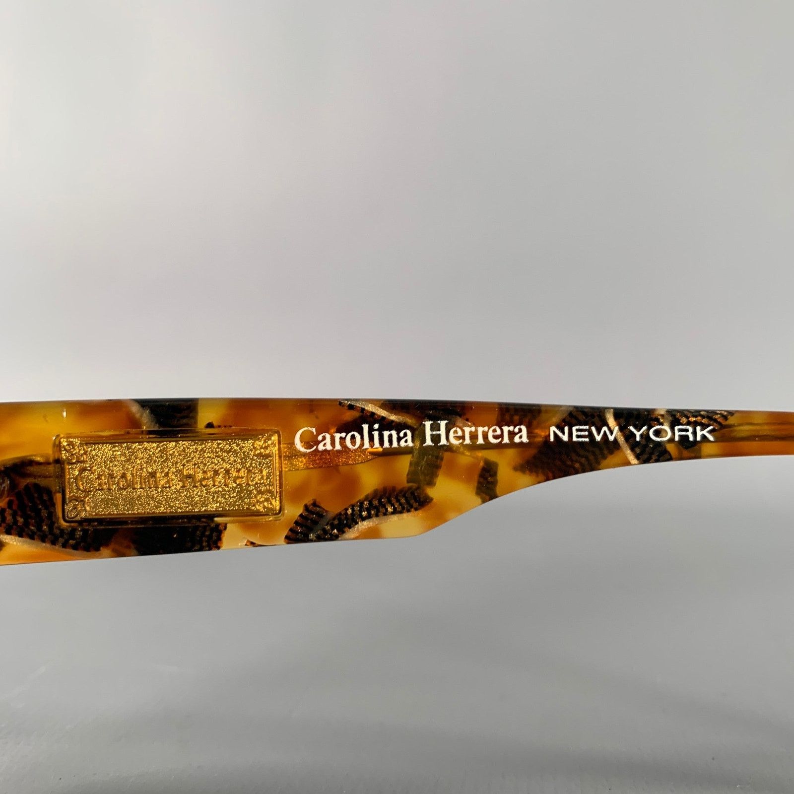 Carolina Herrera CAROLINA HERRERA Brown Beige Tortoiseshell Acetate Frames Size ONE SIZE - 6 Thumbnail