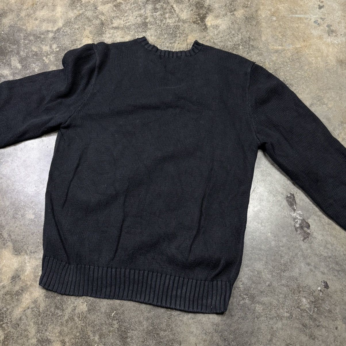 Polo Ralph Lauren vintage polo ralph lauren black knitted pullover sweater Size US M / EU 48-50 / 2 - 5 Thumbnail