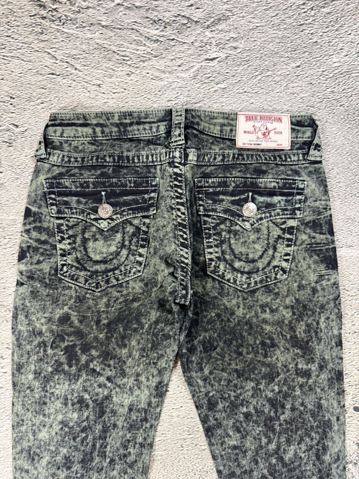True Religion True Religion jeans skinny marble camo khaki green Size US 28 / EU 44 - 2 Thumbnail