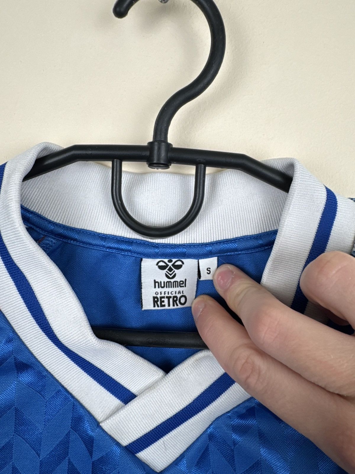 Hummel Hummel Southhampton 1987-89 Jersey Away Remake Soccer S Size US S / EU 44-46 / 1 - 11 Thumbnail