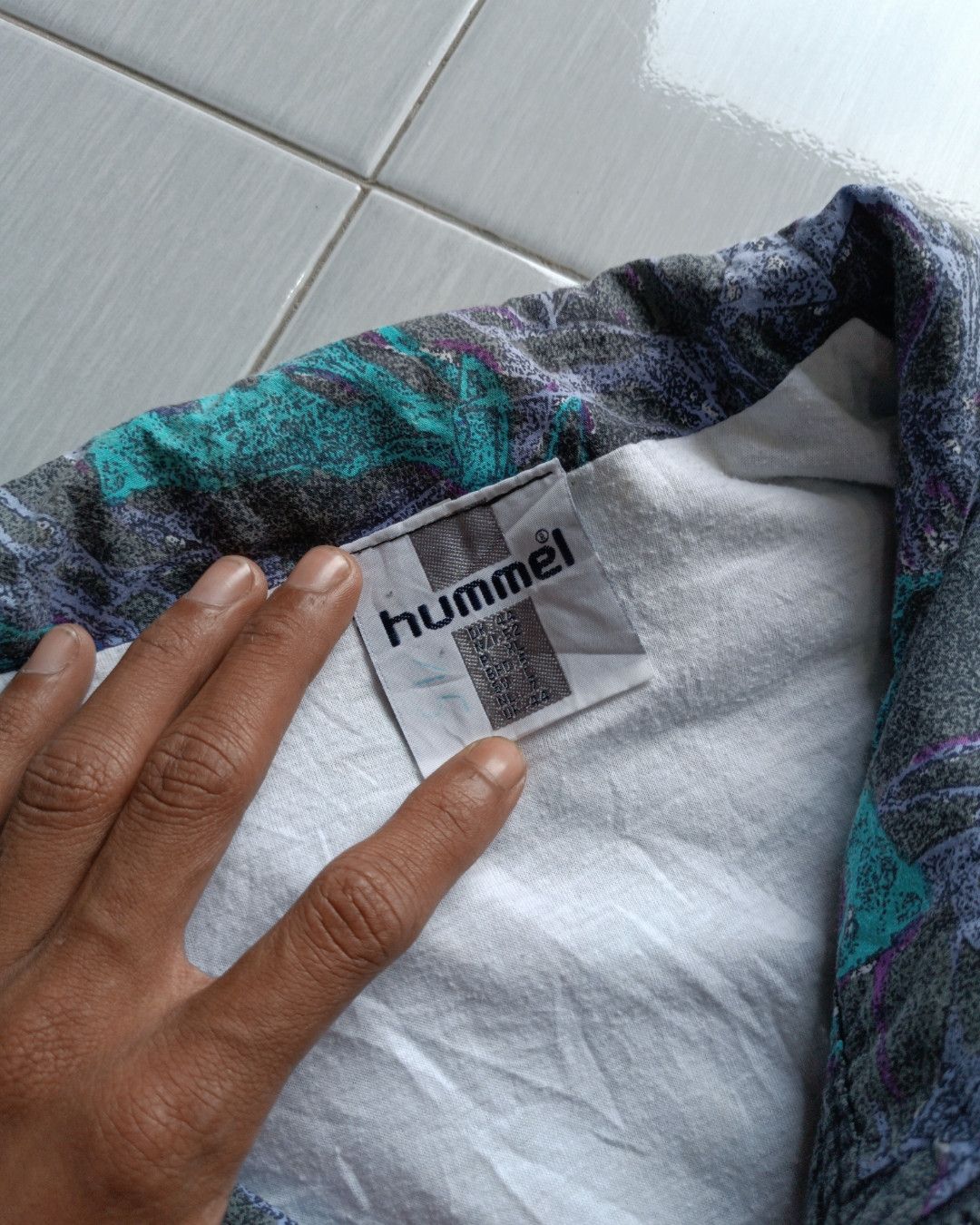 Hummel × Vintage Hummel Vintage Windbreaker Jacket Size US XL / EU 56 / 4 - 4 Thumbnail