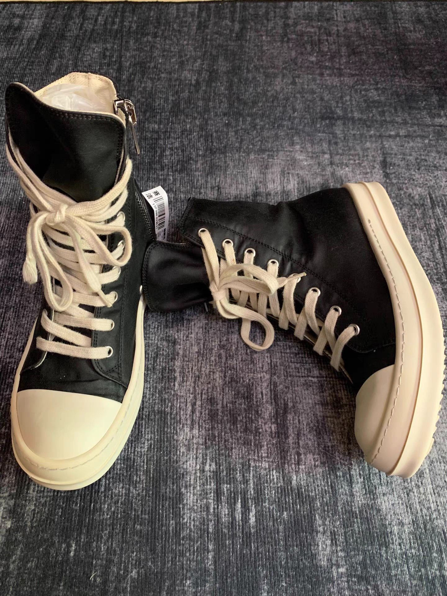 Rick Owens Rick Owens DRKSHDW Waxed Turbo Cyclops Size US 6 / IT 36 - 3 Thumbnail