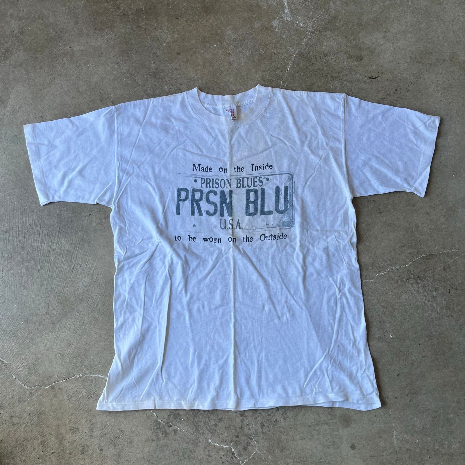 Vintage VINTAGE PRSN BLUES SHIRT 90S USA XL MADE ON THE INSIDE TEE Size US XL / EU 56 / 4 - 1 Thumbnail