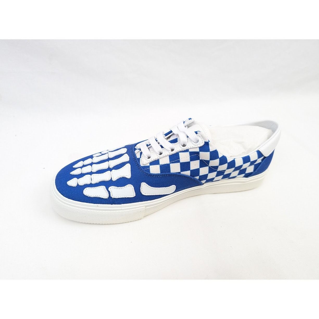 Amiri o1rshd1 Checkered Skel Toe Lace Up in Blue/White Size US 9 / EU 42 - 9 Thumbnail