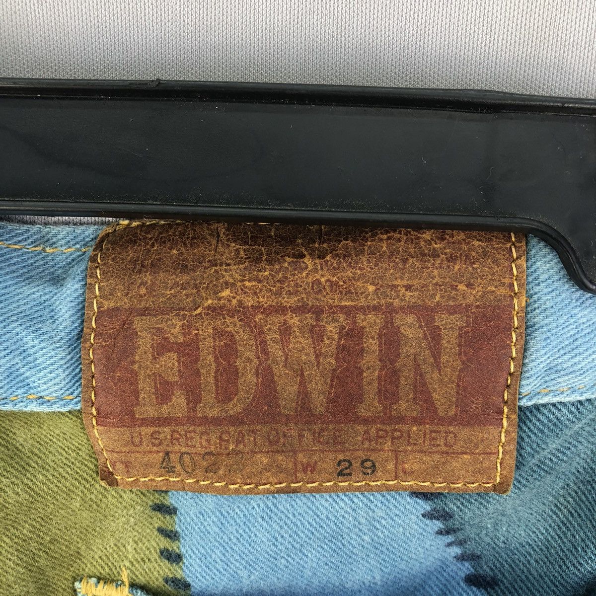 Kapital Vintage 1970s Edwin Patchwork AOP Bell Bottom Pants Size US 28 / EU 44 - 16 Thumbnail
