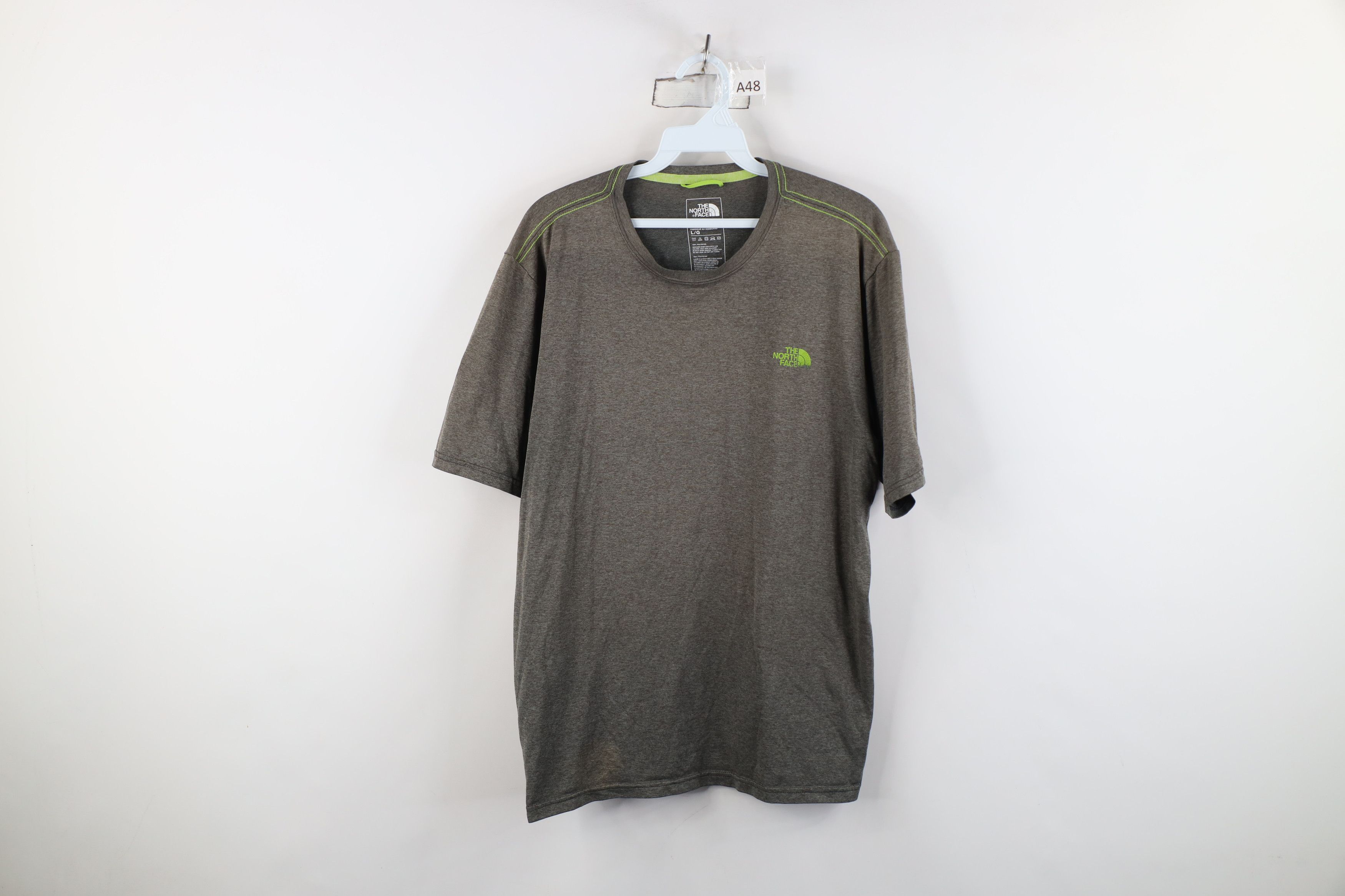 The North Face The North Face Spell Out Short Sleeve T-Shirt Green Gray Size US L / EU 52-54 / 3 - 1 Thumbnail