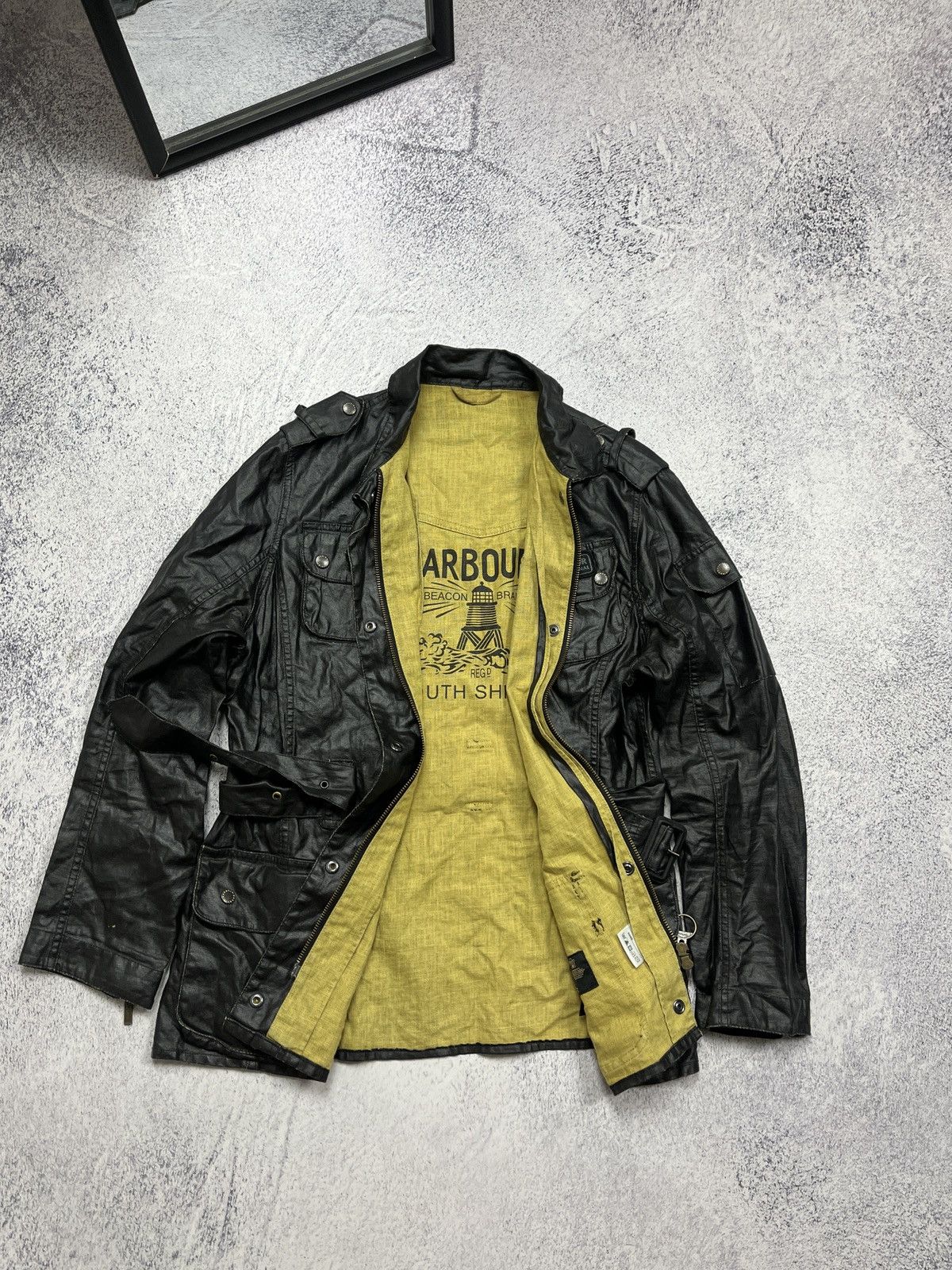 Barbour Vintage Barbour International Duralinen Women’s Jacket Rare Size XL / US 12-14 / IT 48-50 - 5 Thumbnail