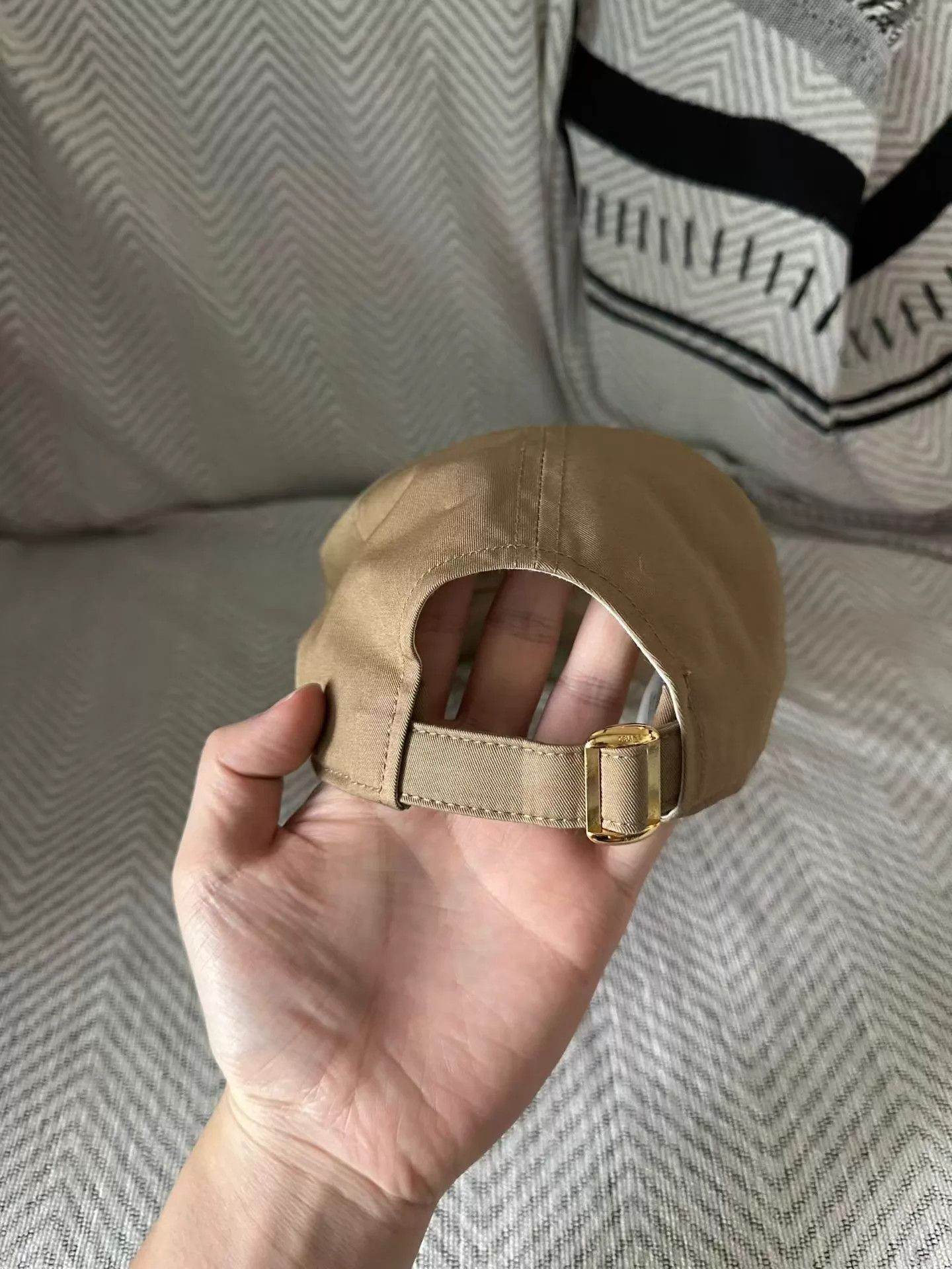 Celine CELINE Khaki Triomphe Baseball Cap L New Size ONE SIZE - 3 Thumbnail