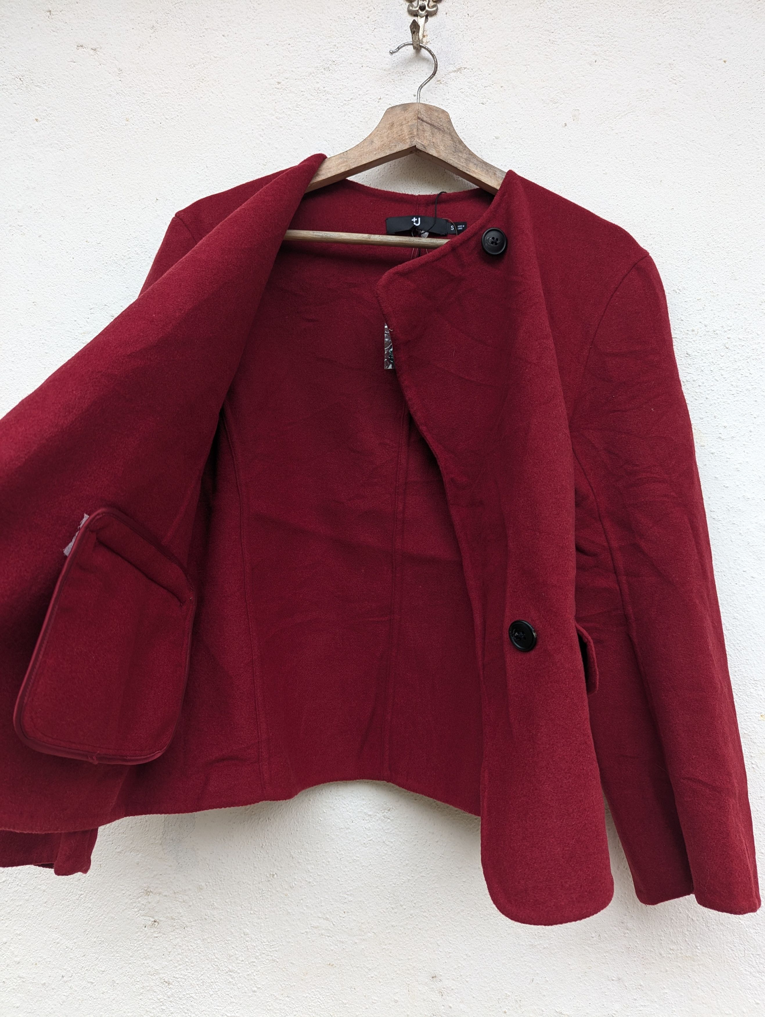 Jil Sander × Uniqlo JILL SANDER UNIQLO CROPPED JACKET SINGLE BUTTON Size S / US 4 / IT 40 - 7 Thumbnail