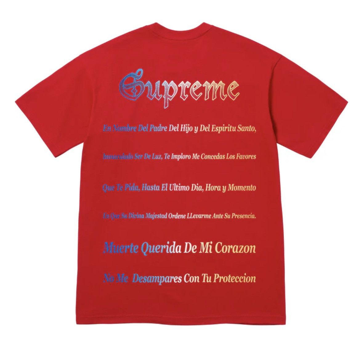 Supreme Supreme Red Grim Reaper Tee Size US XL / EU 56 / 4 - 2 Thumbnail