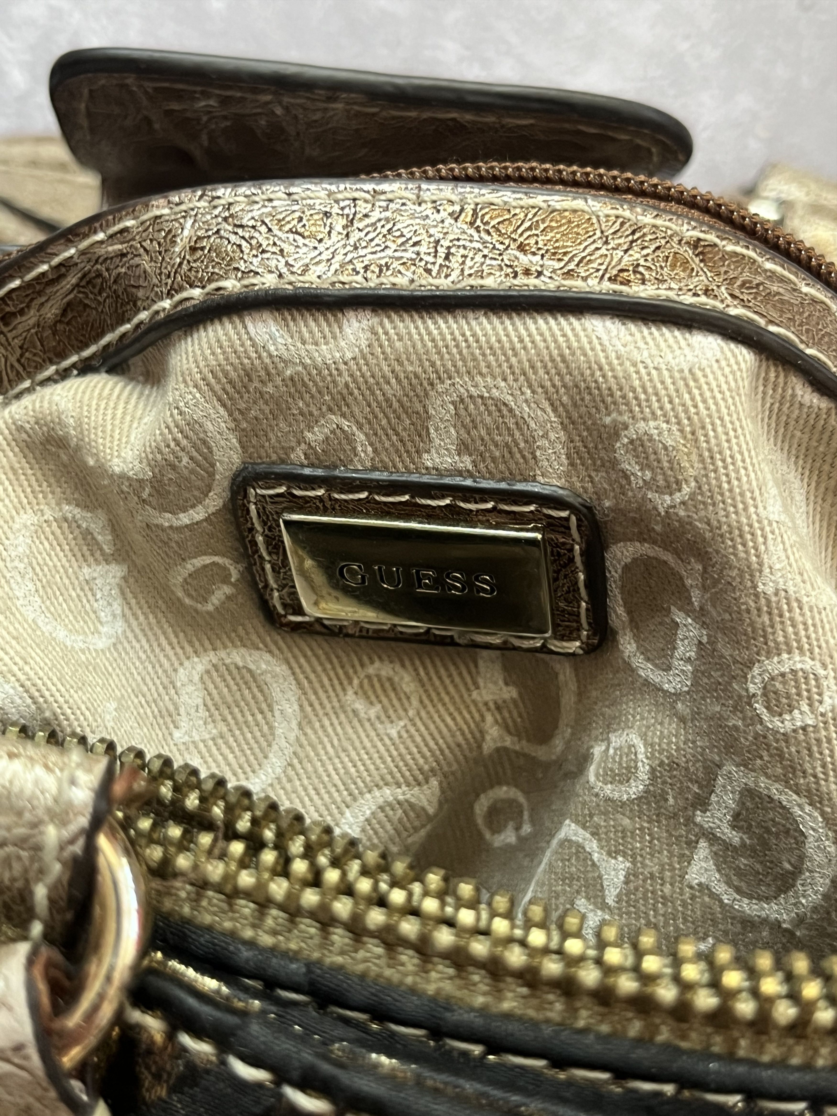 Guess Vintage Bag GUESS Y2K Style Monogram Multi Logo Metal Size ONE SIZE - 13 Thumbnail