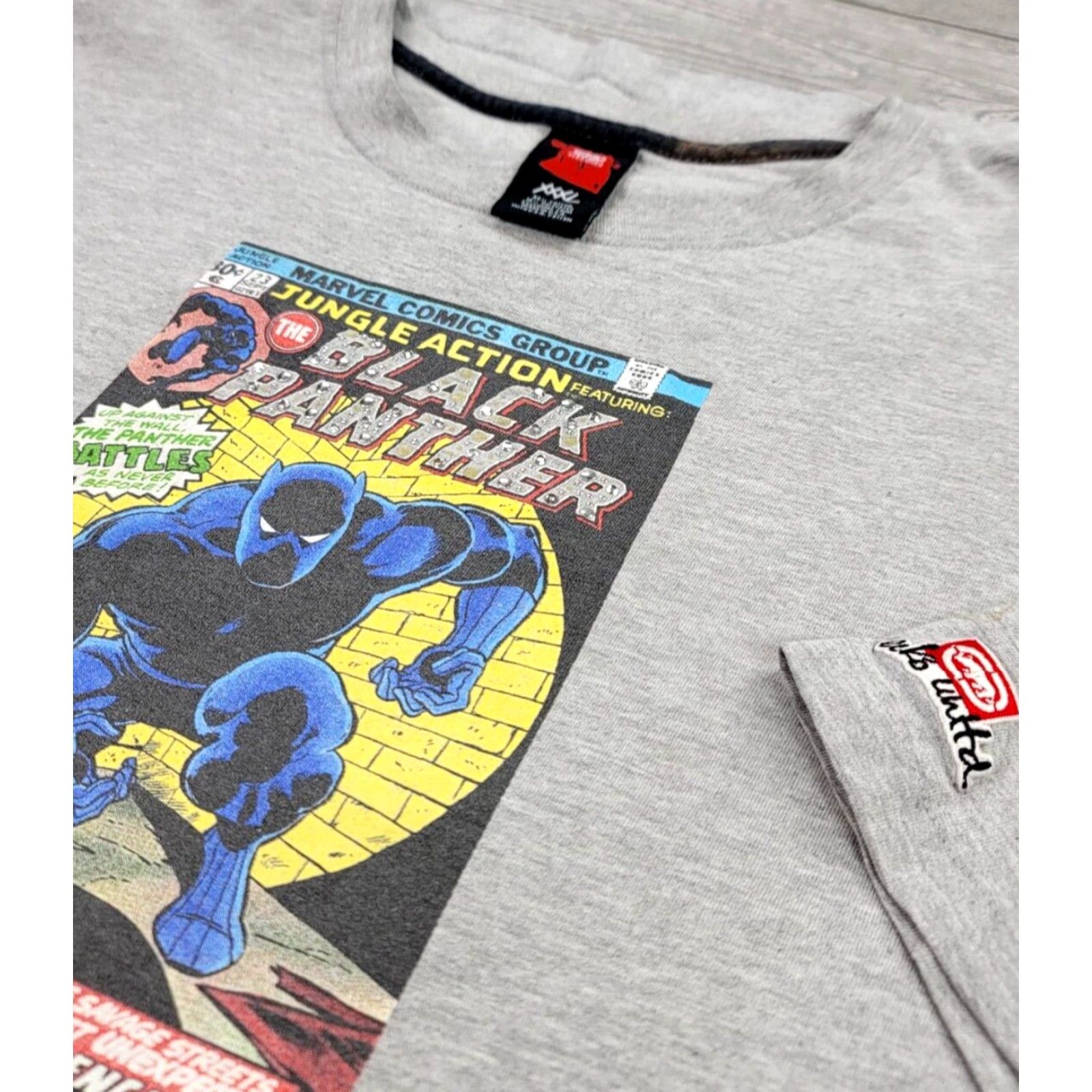 Ecko Unltd. VTG Ecko Unltd Marvel Black Panther Gray Short Sleeve Shirt 3XL Mens USA Made Shirt Size US XXL / EU 58 / 5 - 4 Thumbnail
