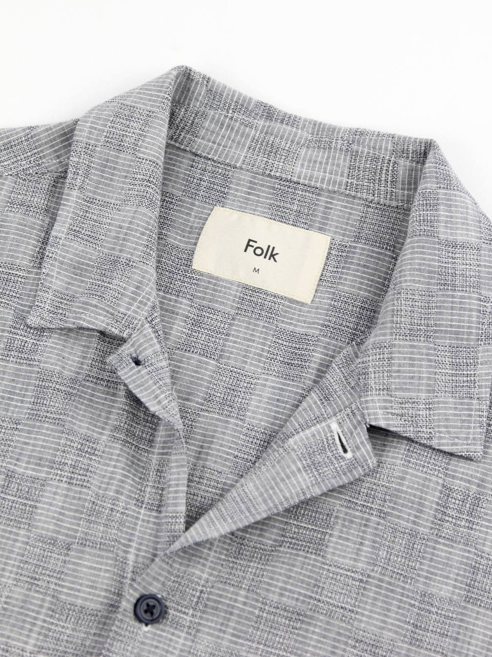 Folk FOLK Checkered shirt with pockets and short sleeves Size US M / EU 48-50 / 2 - 7 Thumbnail