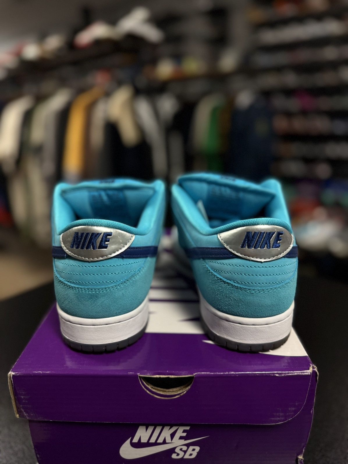 Nike Size 11 - Nike Dunk SB Low Blue Fury 2020 (BQ6817-400) Size US 11 / EU 44 - 9 Thumbnail