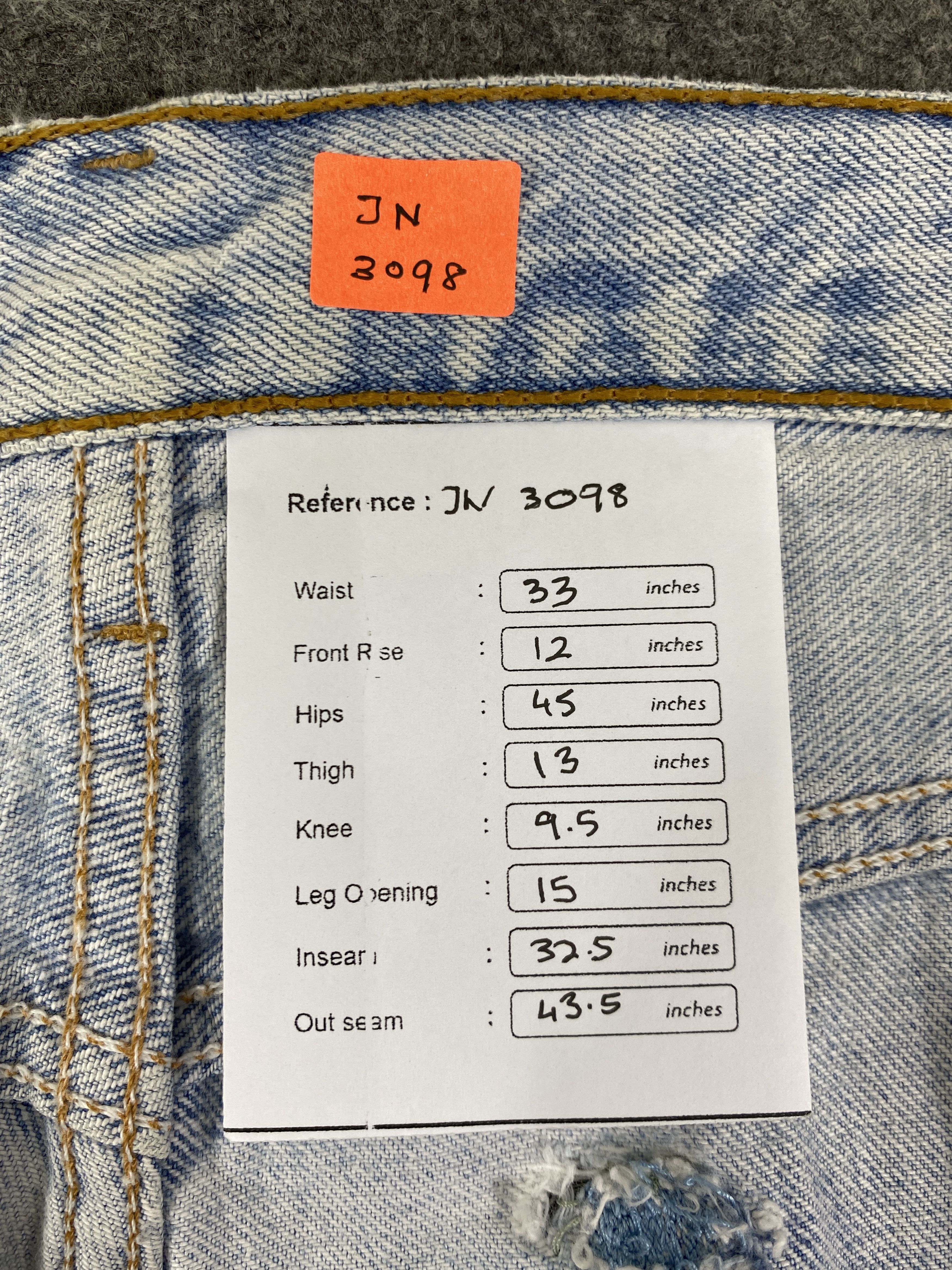 Levi's Light Blue Wash Vintage Levis Jeans 33x32.5 - JN3098 Size US 33 - 8 Thumbnail