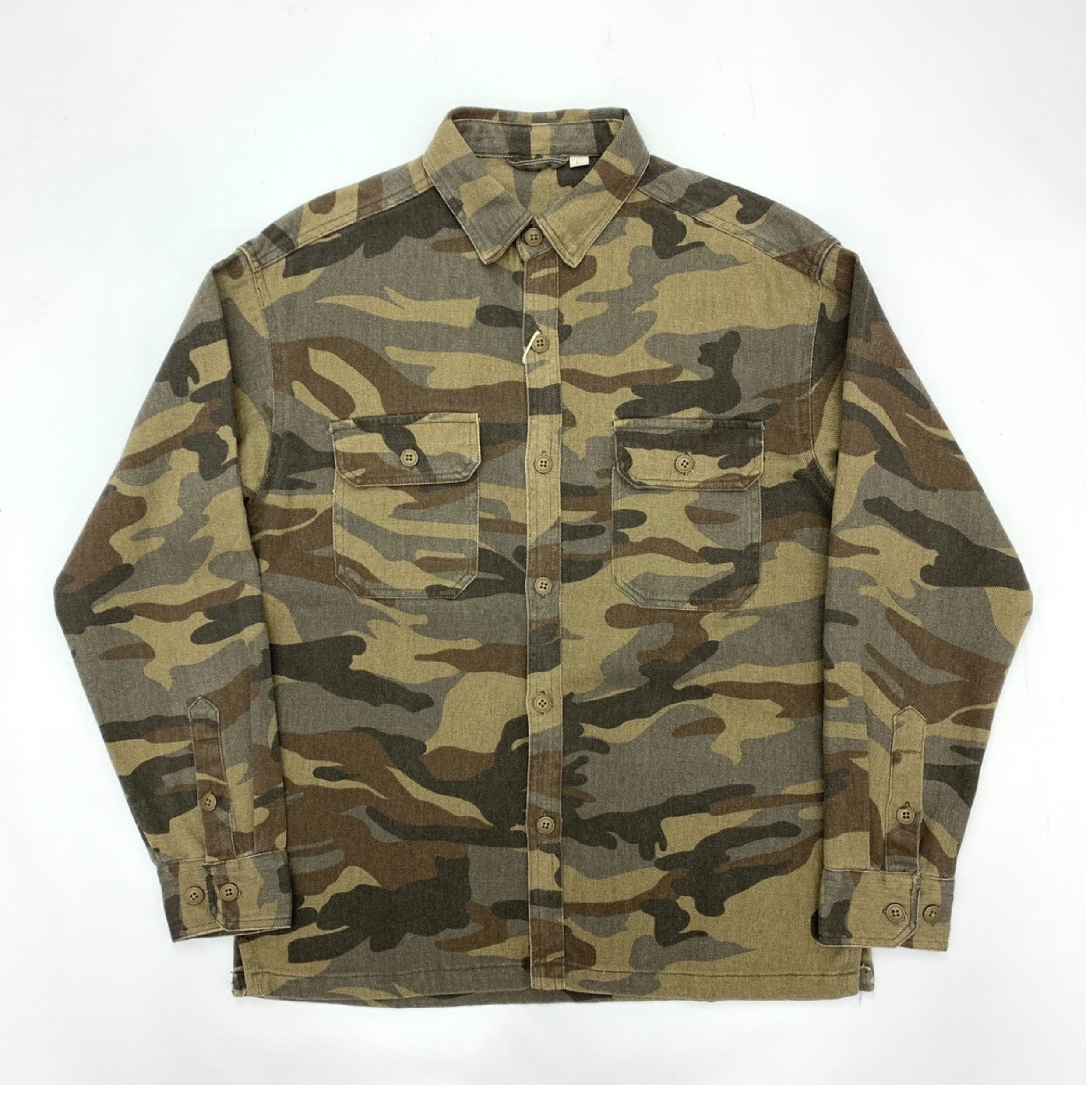 Japanese Brand Retro Heavyweight Camouflage Long Sleeved Size US XXL / EU 58 / 5 - 1 Thumbnail