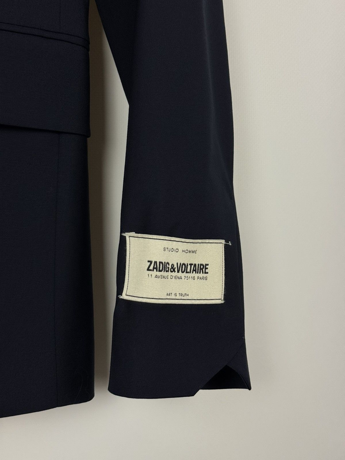Zadig & Voltaire New! Zadig&Voltaire Version Wool Tech Blazer Size 42R - 7 Thumbnail
