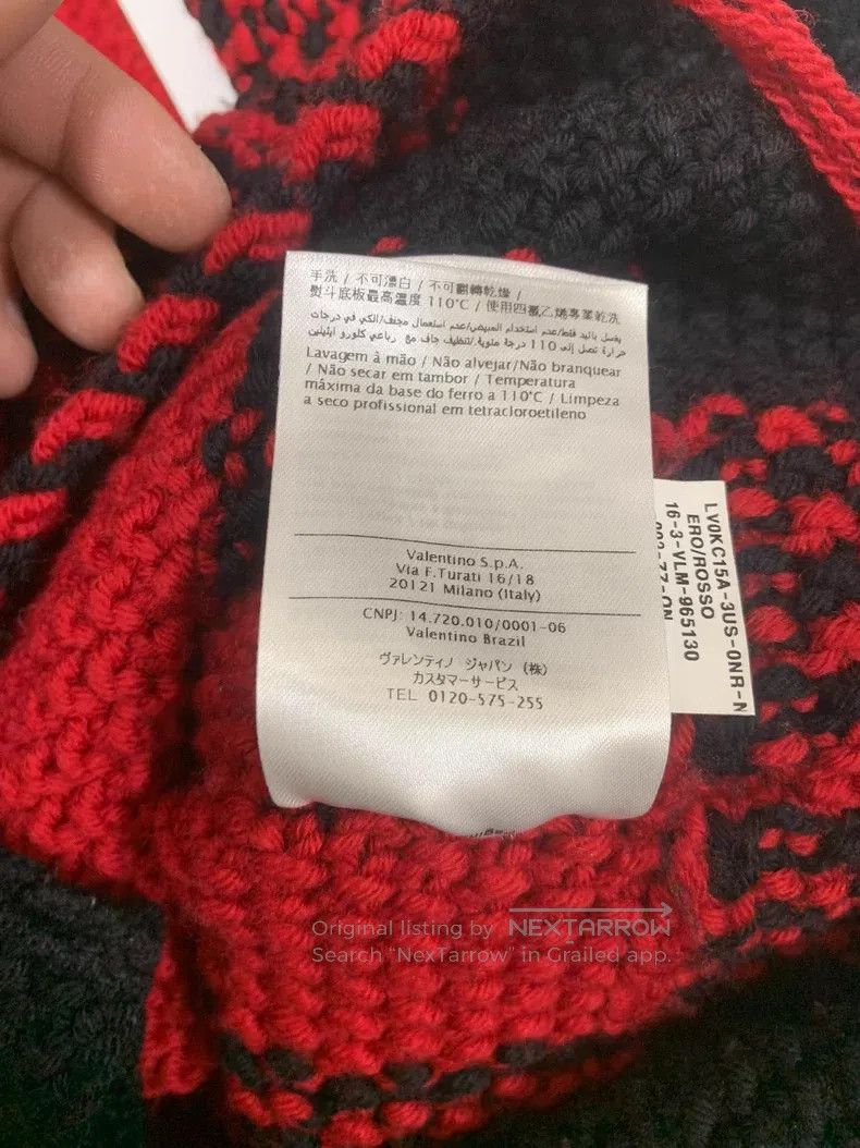 Other Valentino Black and red plaid sweater Size M / US 6-8 / IT 42-44 - 5 Thumbnail