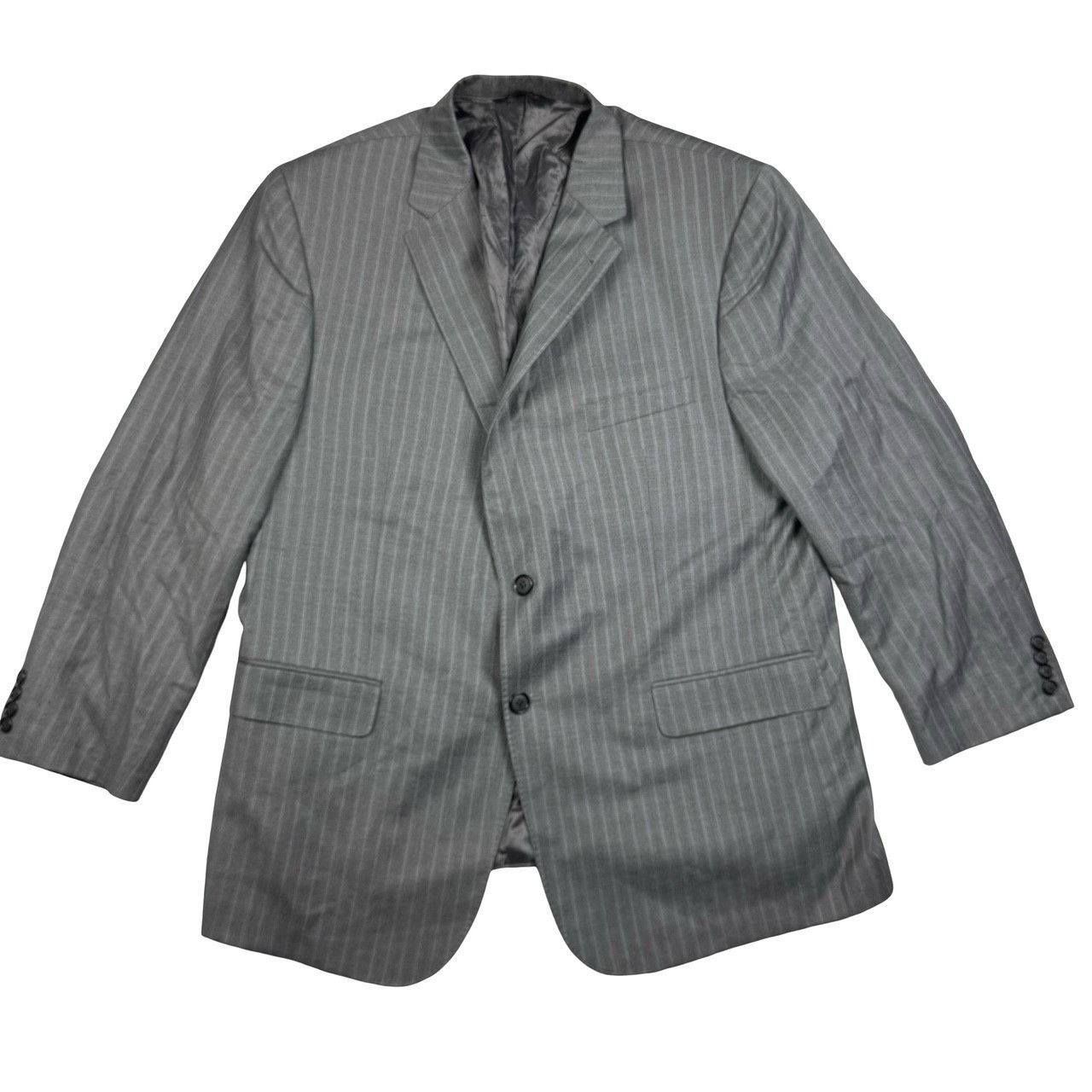 Jos. A. Bank Jos A Bank Men's Cotton Wool Tailored Fit 2-Button Blazer Gr Size 48R - 2 Thumbnail