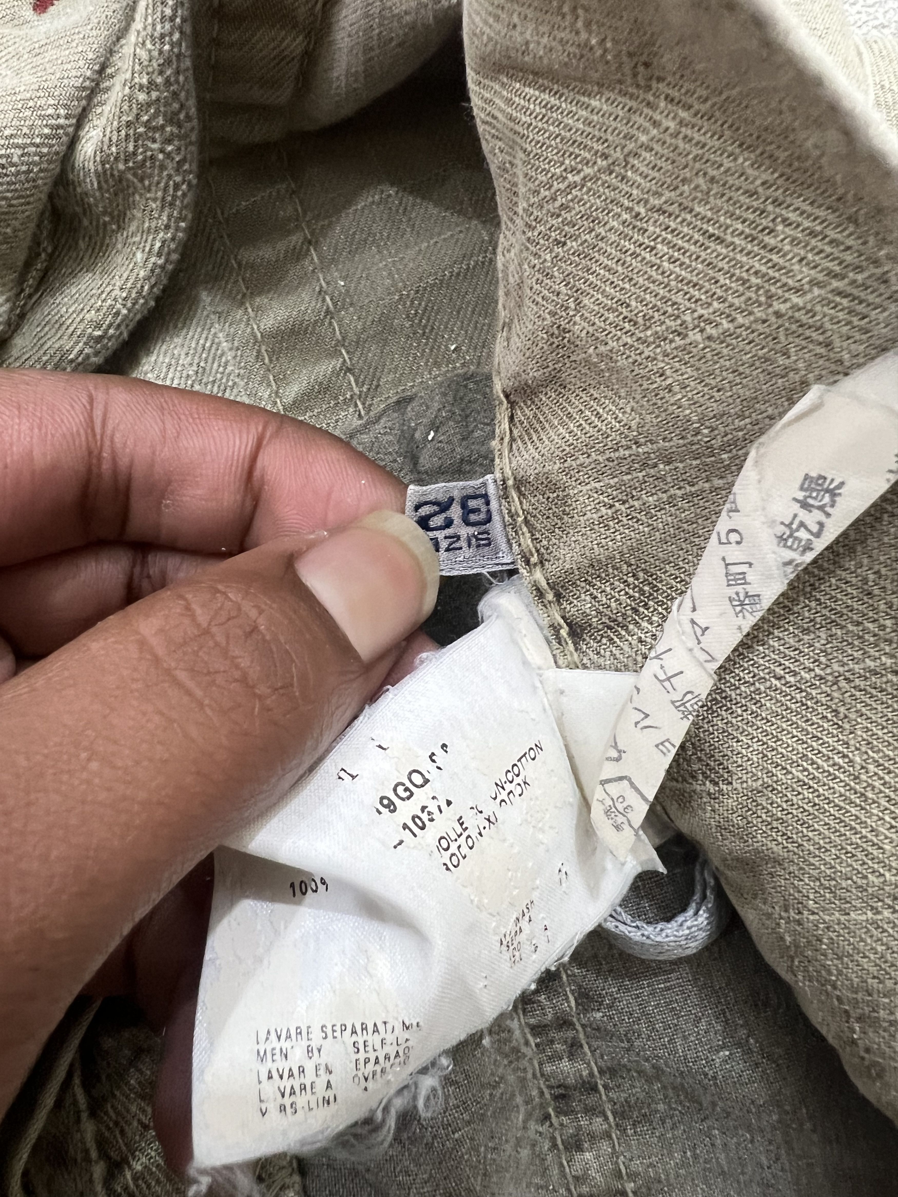 Armani 2000s Armani Jeans GA Wash Baggy y2k Lgb Ifsix Size US 34 / EU 50 - 11 Thumbnail
