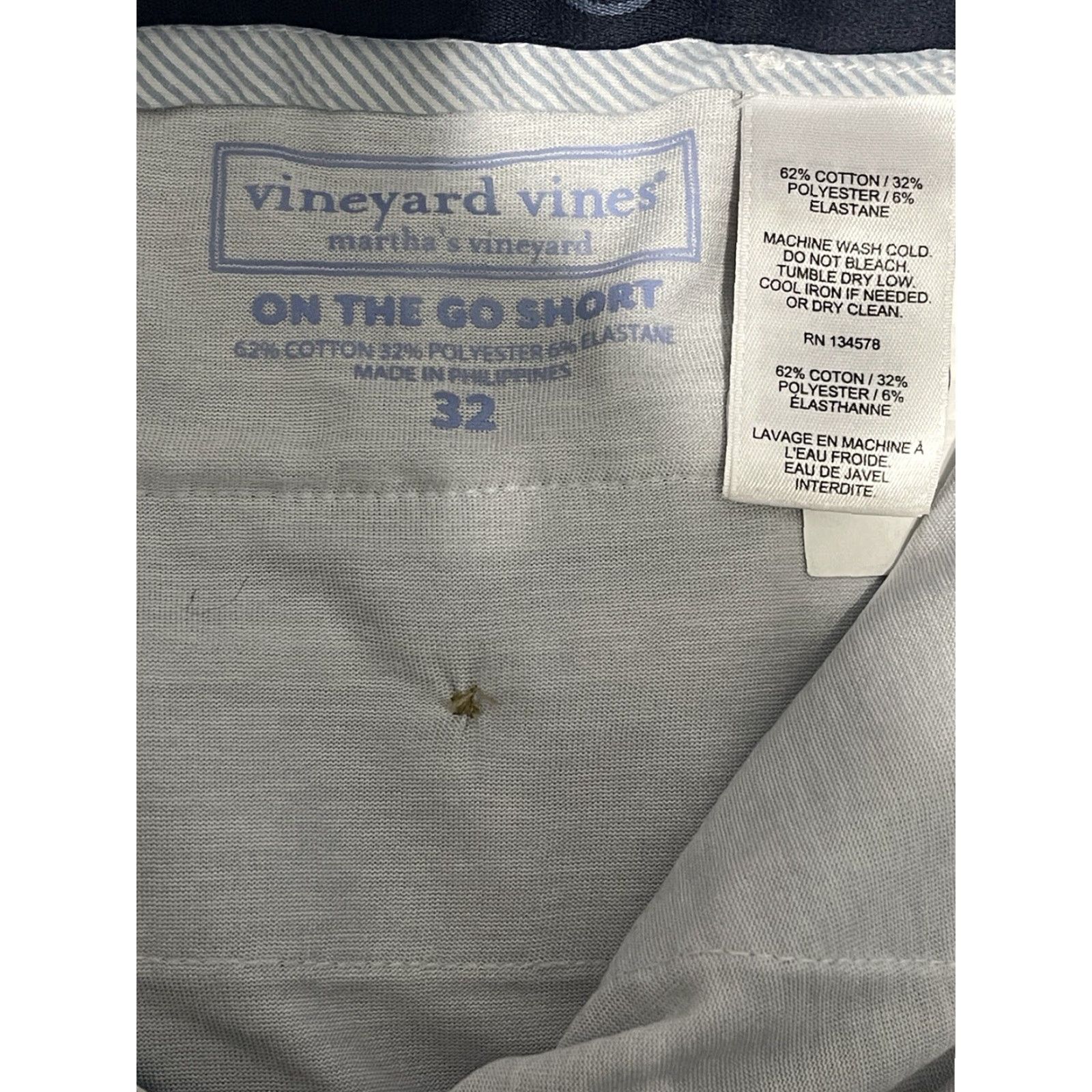 Vineyard Vines Vineyard Vines Short Chino Shorts Multicolor On the Go Mens 32 Regular Stretch 9 in Inseam Button Casual Size US 32 / EU 48 - 4 Thumbnail