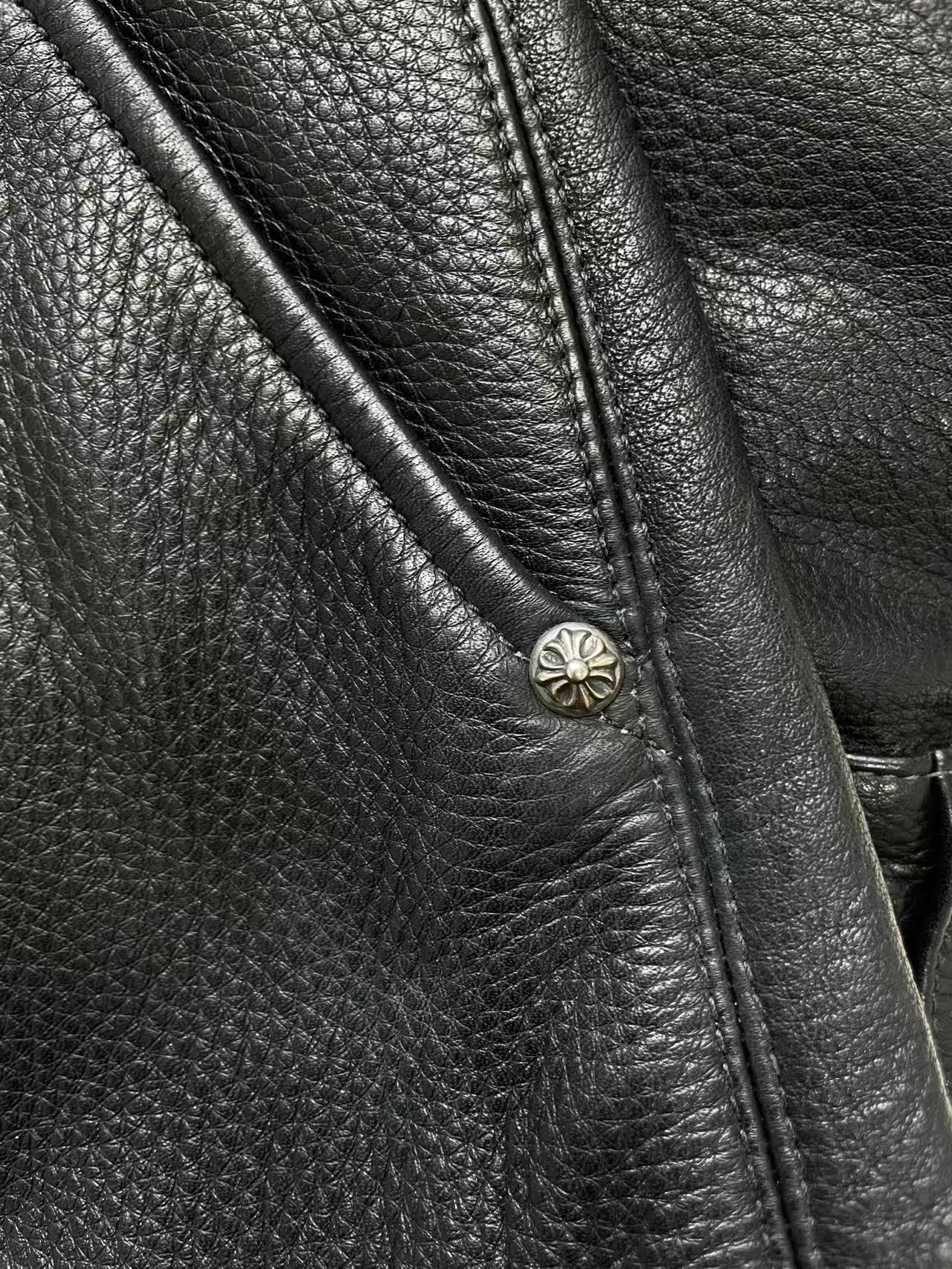 Chrome Hearts Chrome Hearts Black Cargo Leather Pants Size US 34 / EU 50 - 5 Thumbnail
