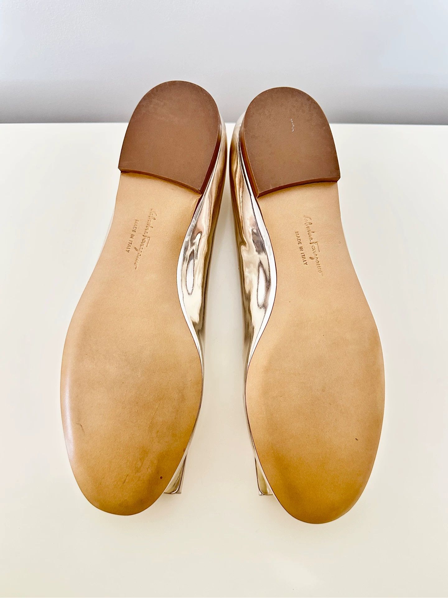 Salvatore Ferragamo Ferragamo Women's Patent Metal Bow Square Buckle Loafer Size US 6 / IT 36 - 8 Thumbnail
