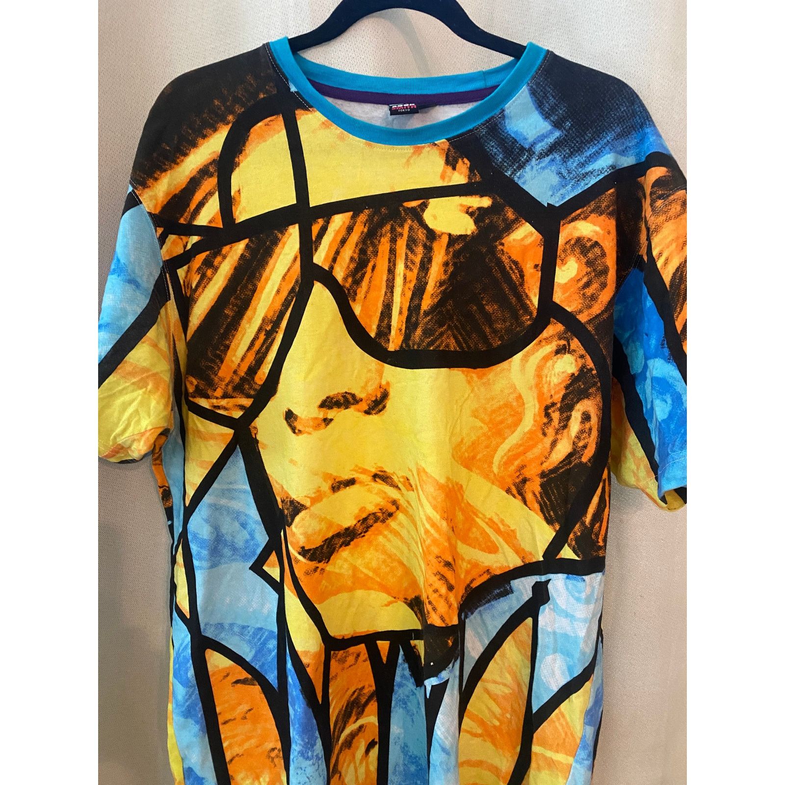 ROCKSMITH Y2K Rocksmith “Stained Glass Eazy E” S/S shirt. Size US XL / EU 56 / 4 - 3 Thumbnail