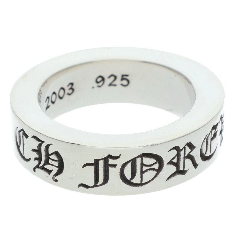 Chrome Hearts Chrome Hearts Spacer Forever Silver Ring Size ONE SIZE - 1 Thumbnail