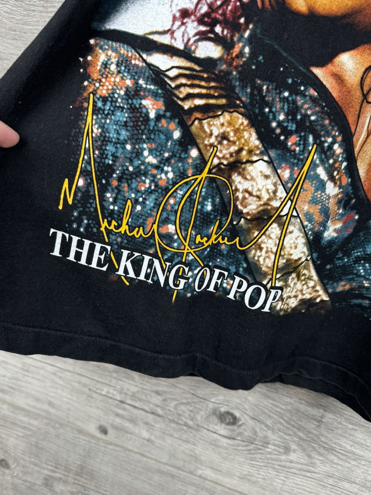 Vintage Michael Jackson "the King of Pop" Music T-Shirt Size US M / EU 48-50 / 2 - 8 Thumbnail