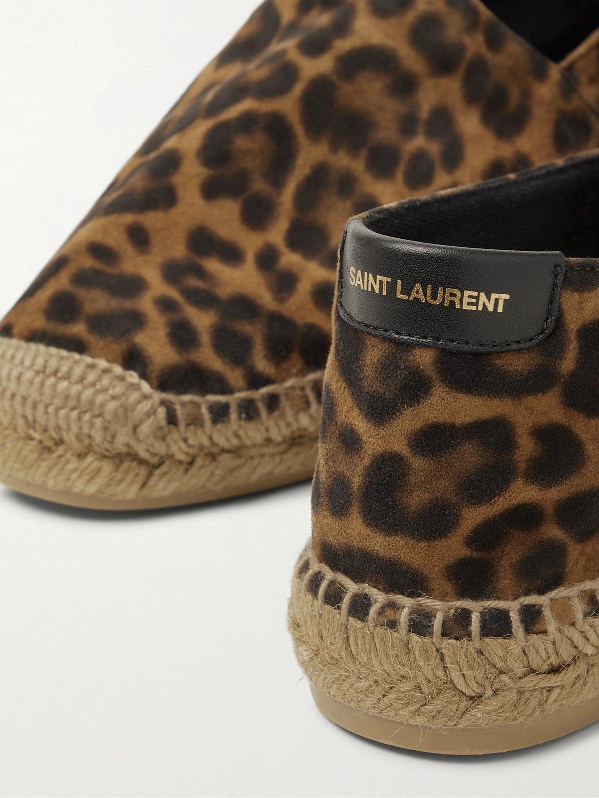 Saint Laurent Paris o1bcso1str0724 Espadrilles Sneaker in Leopard Size US 6 / EU 39 - 3 Thumbnail