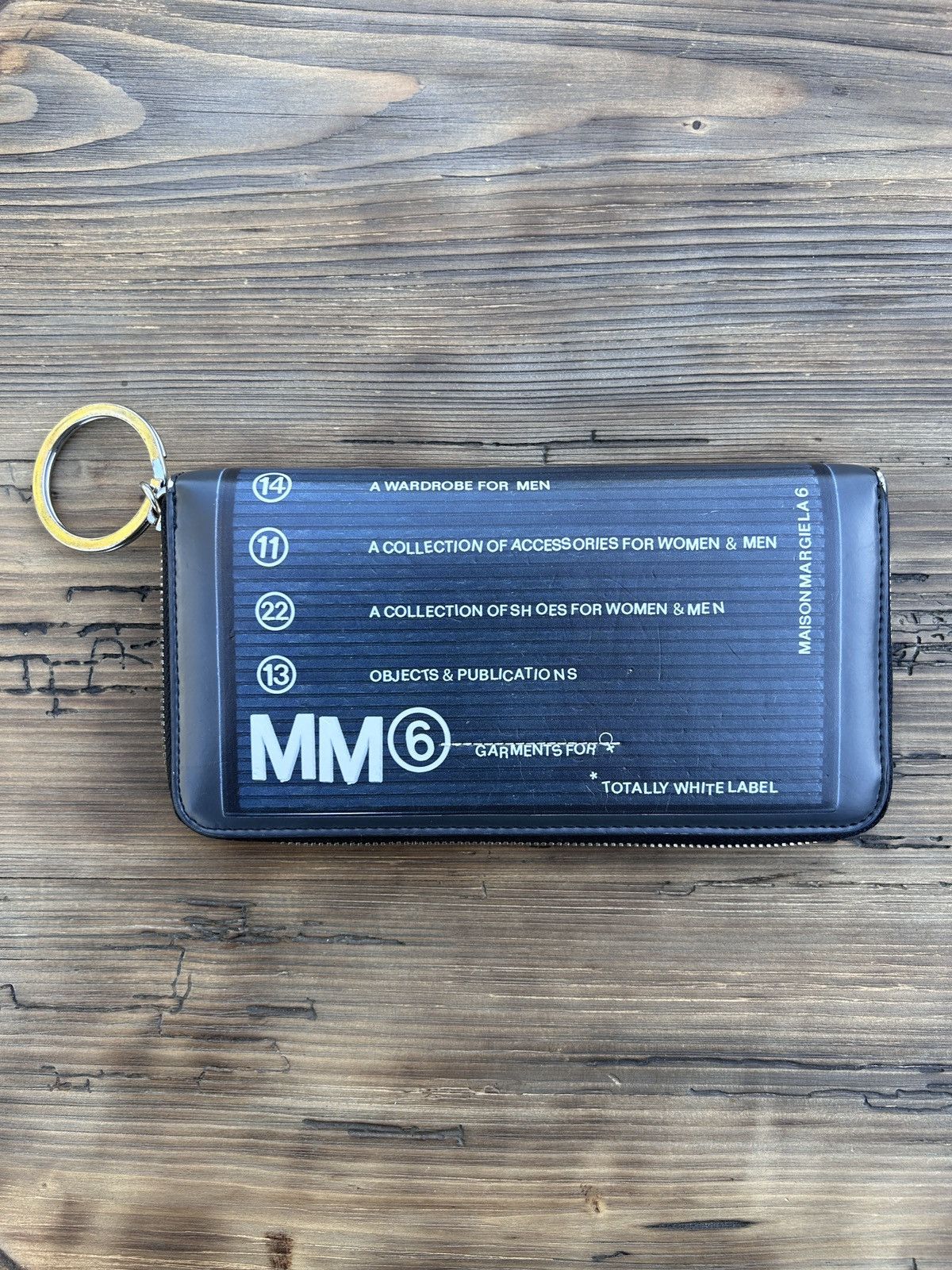 Maison Margiela Maison Margiela MM6 Directory Print Long Zip Wallet Size ONE SIZE - 1 Thumbnail