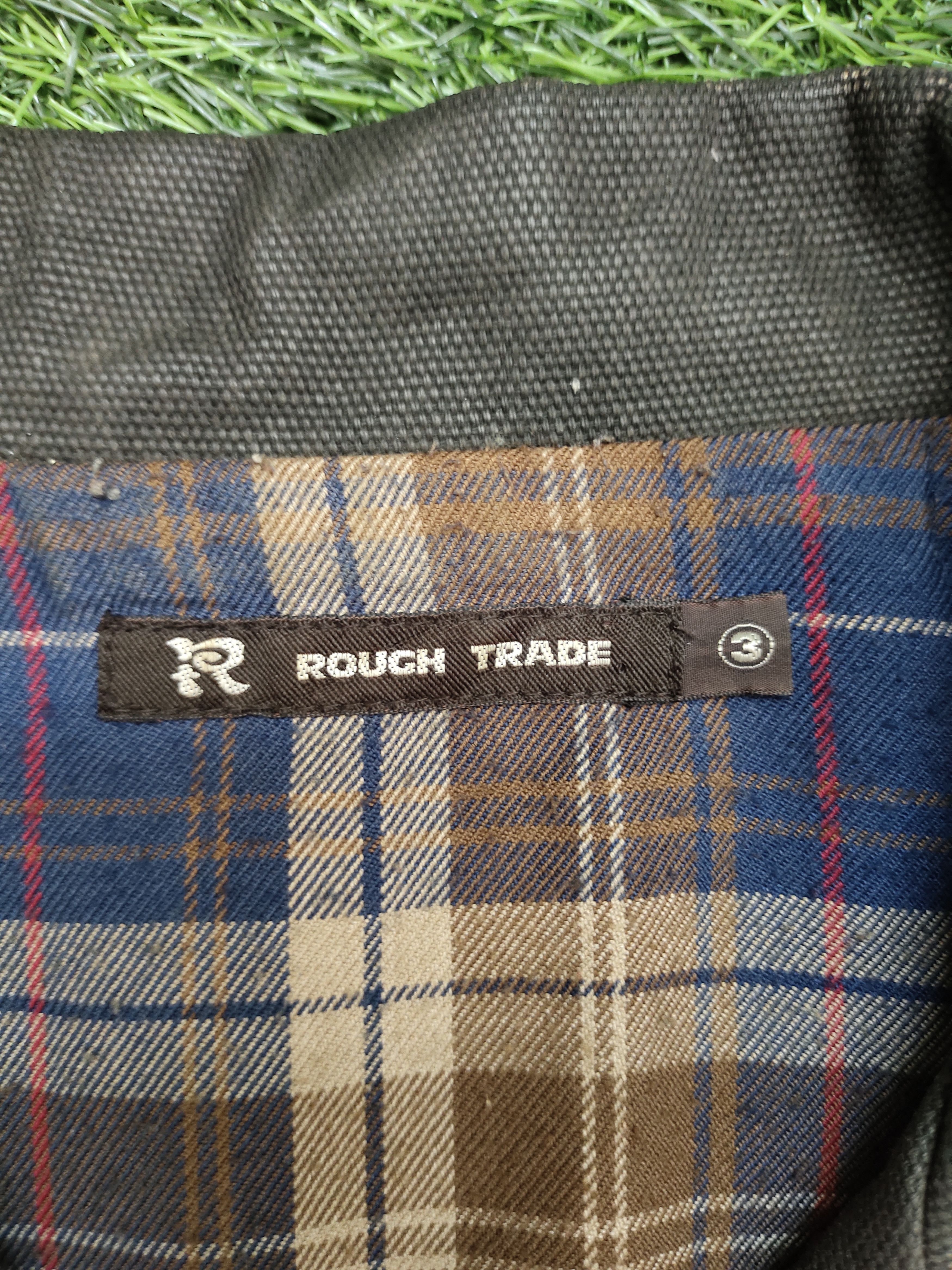 Japanese Brand Rough Trade Bondage Double Collar Waxed Denim Jacket Size US M / EU 48-50 / 2 - 17 Thumbnail