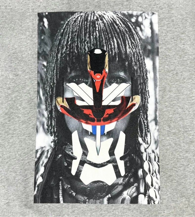 Givenchy Givenchy Showpiece grey robot logo hoodie Size US XXS / EU 40 - 2 Thumbnail