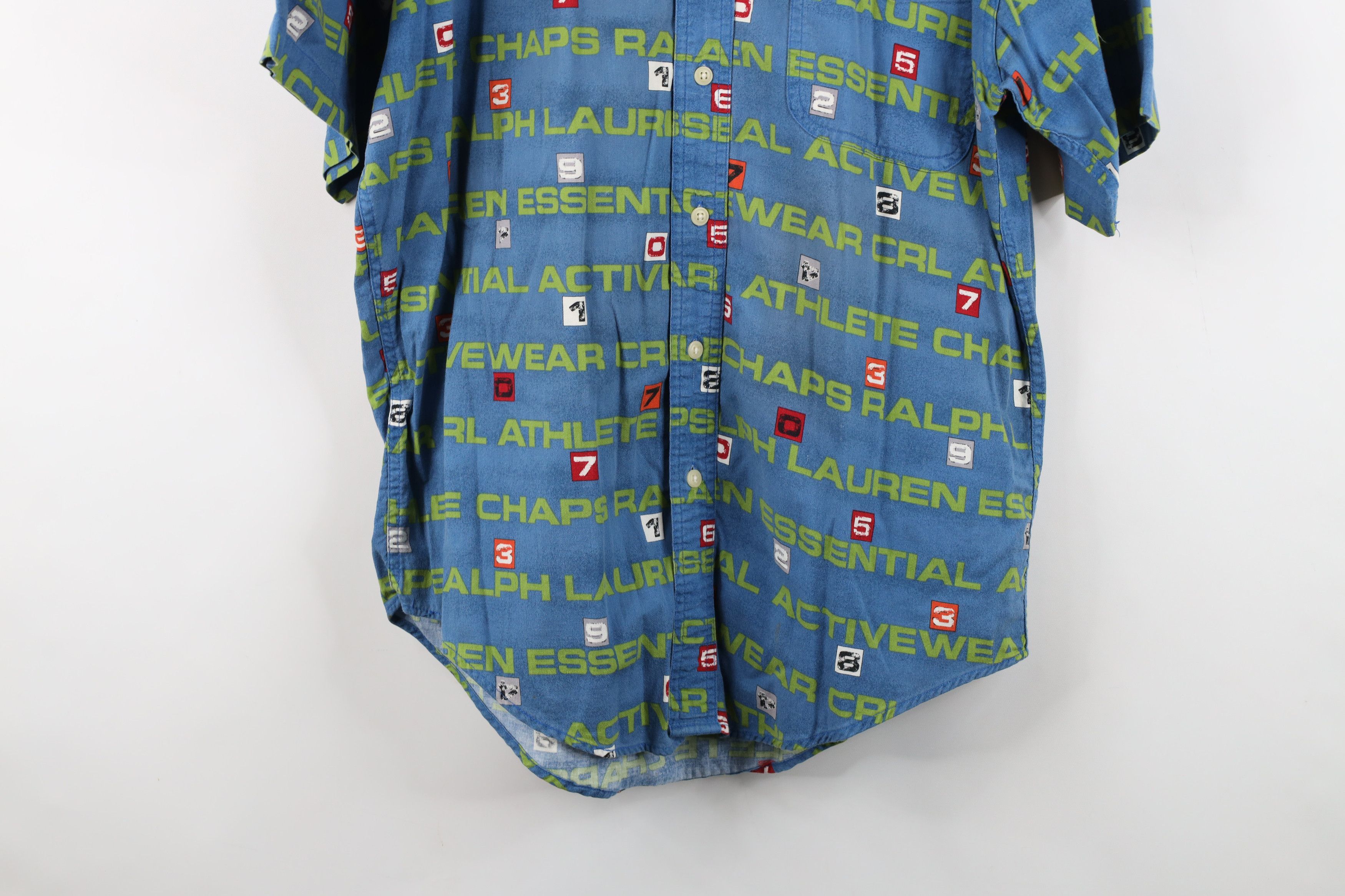 Polo Ralph Lauren Vintage 90s Chaps Ralph Lauren Over Print Button Down Shirt Size US M / EU 48-50 / 2 - 3 Thumbnail