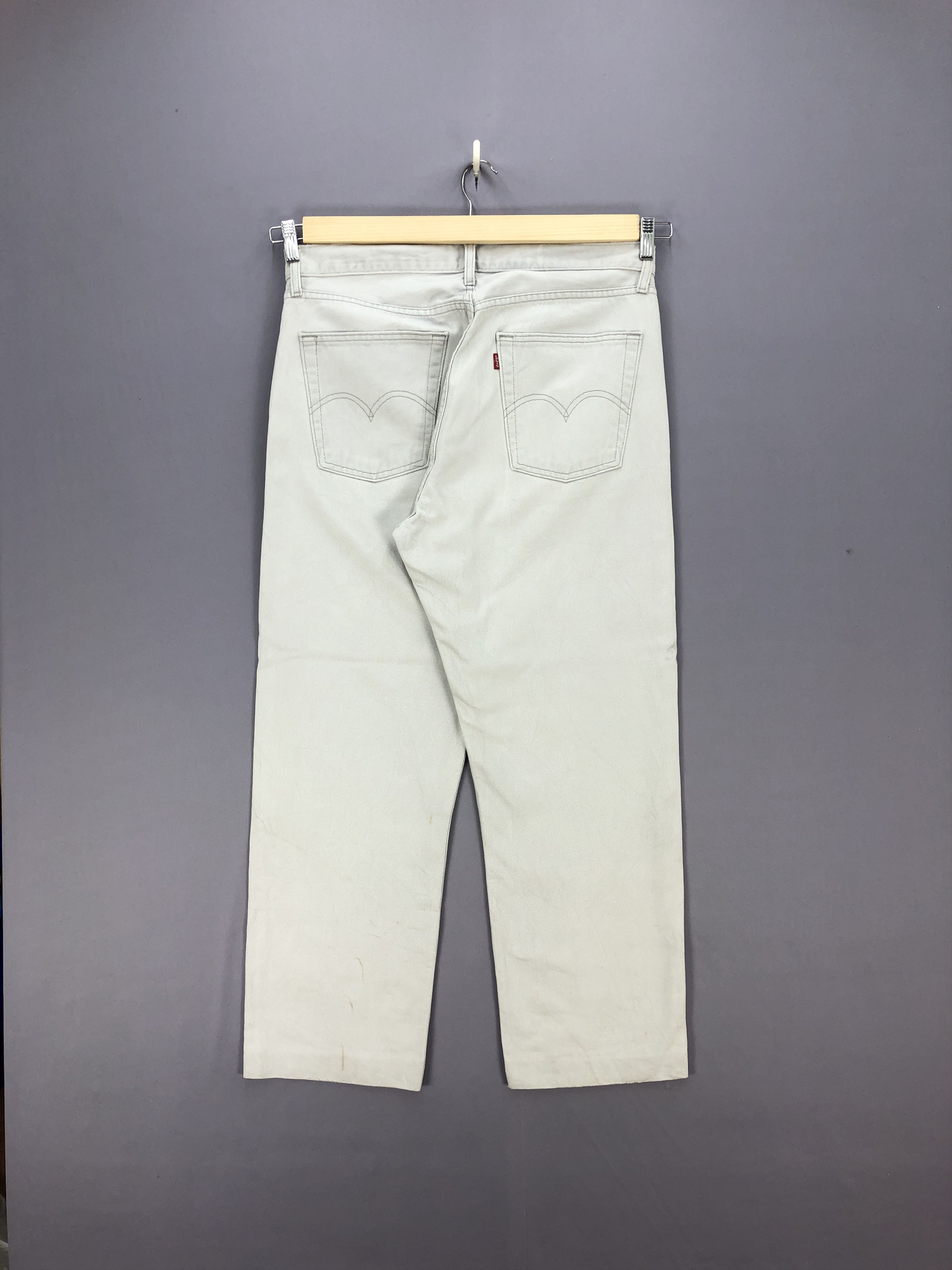 Levi's Vintage Levis 501 Jeans Flare White Button Up Denim Size US 34 / EU 50 - 2 Thumbnail