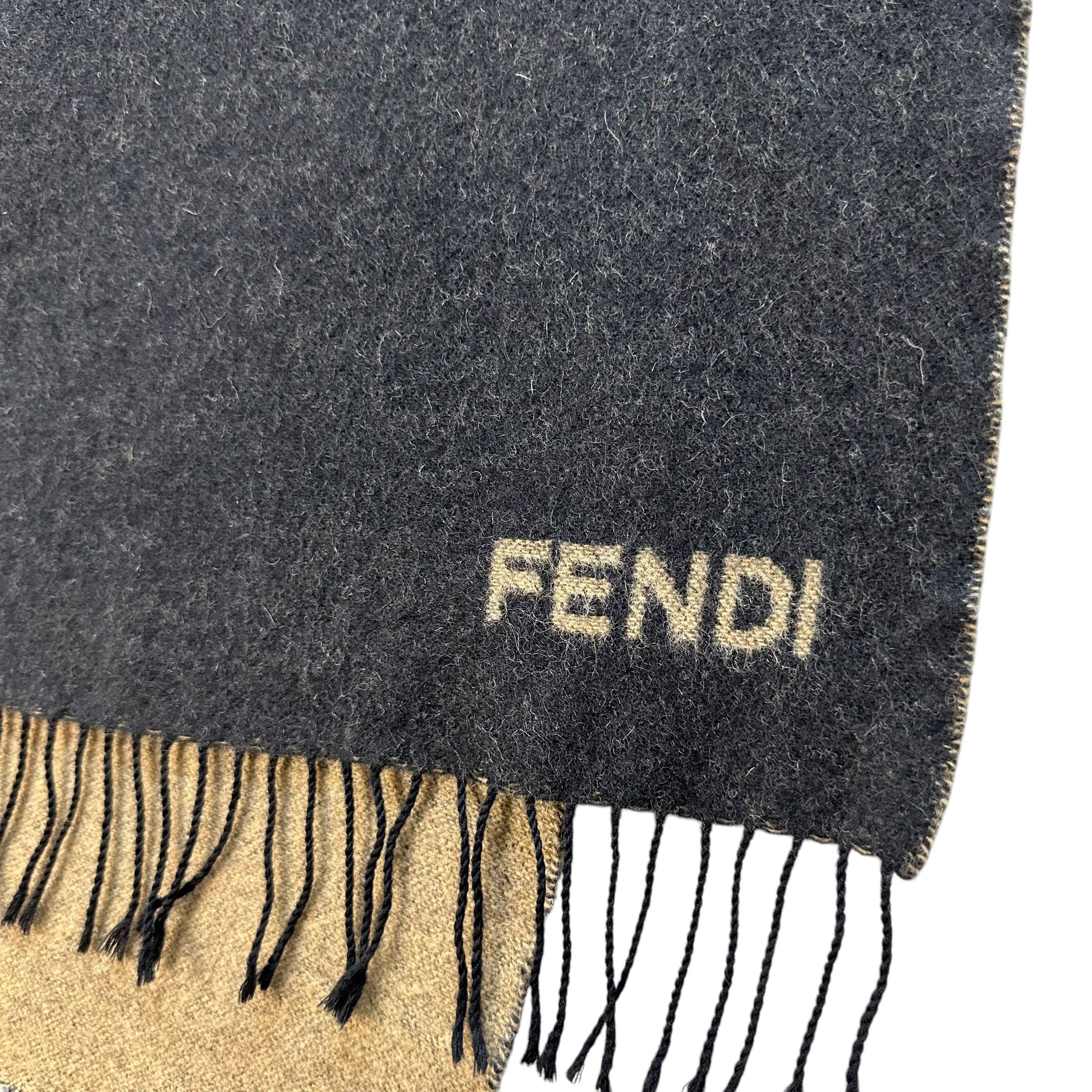 Fendi FENDI Wool Muffler Neckwear Scarves #A65-1555 Size ONE SIZE - 3 Thumbnail
