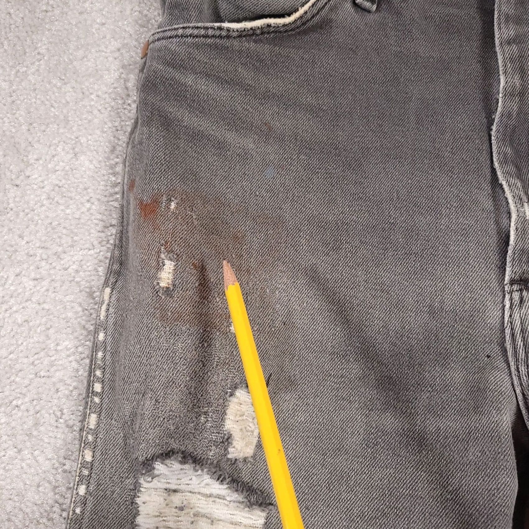 Wrangler VINTAGE Wrangler Jeans Men Slim Black Denim 34x36 Cowboy Cut Distressed 938BLK Western Cowboy Ride Adult Mens Size US 34 / EU 50 - 4 Thumbnail