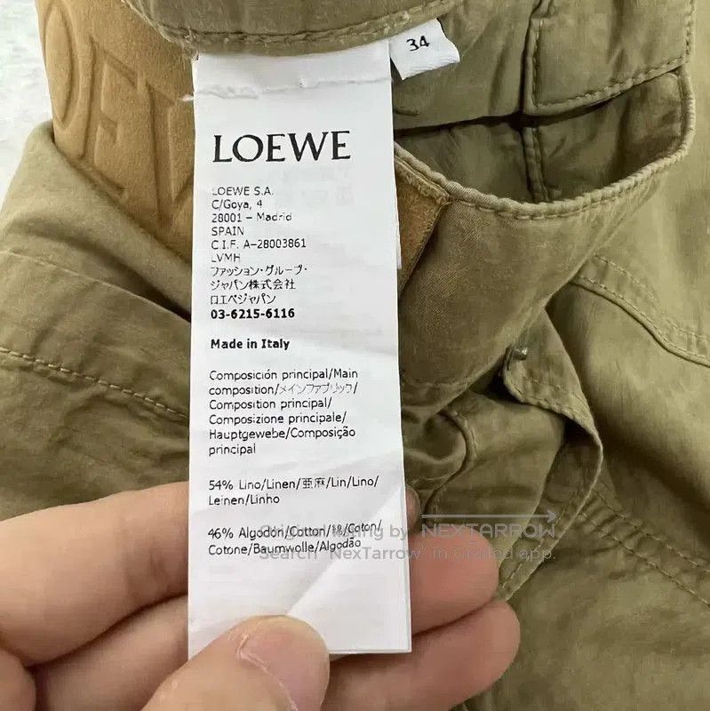 Loewe Loewe Khaki Cotton Women’s Shorts . Size 28" / US 6 / IT 42 - 4 Thumbnail