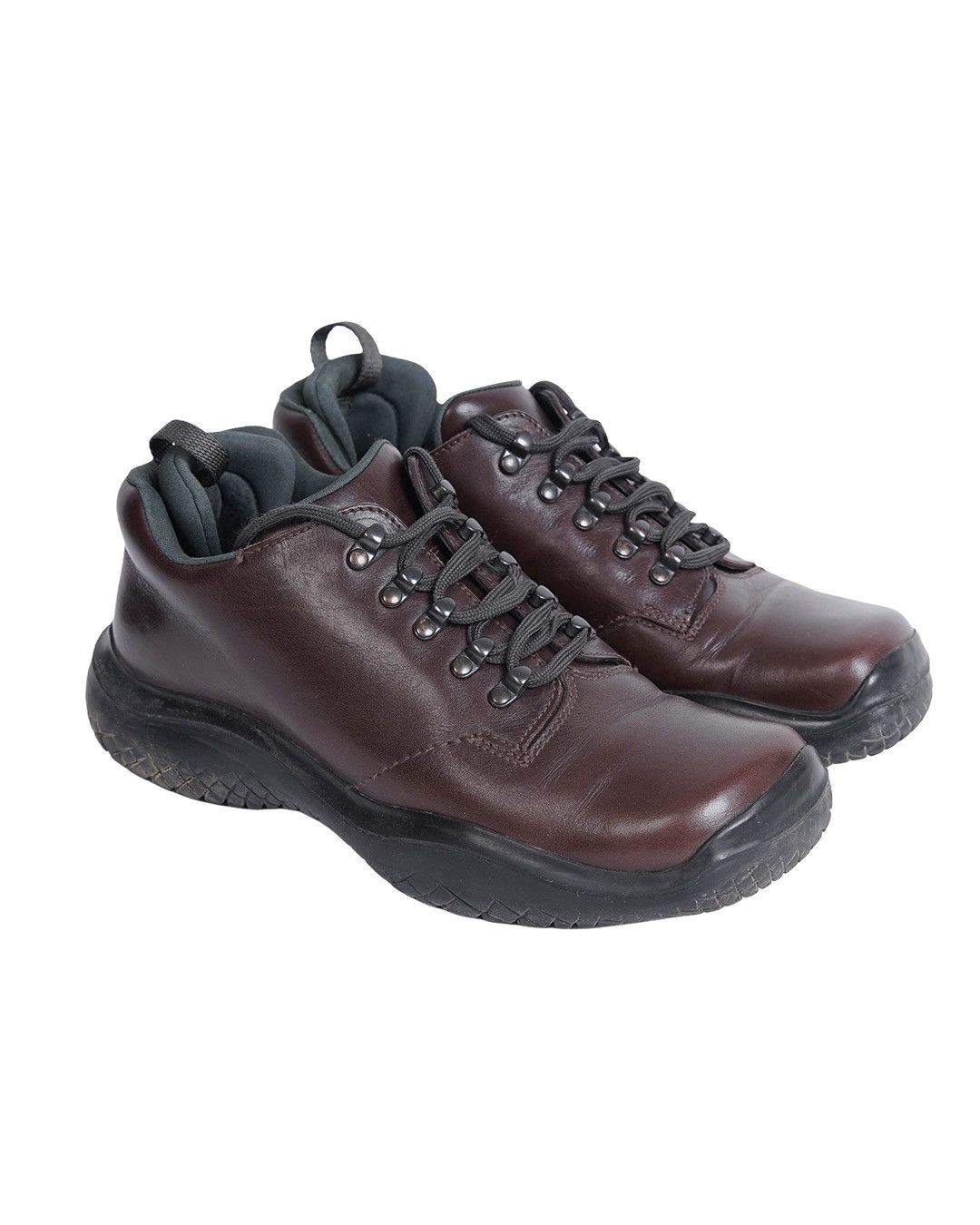 Prada Prada Vibram Ankle Boots in Brown Size US 8 / EU 41 - 1 Thumbnail