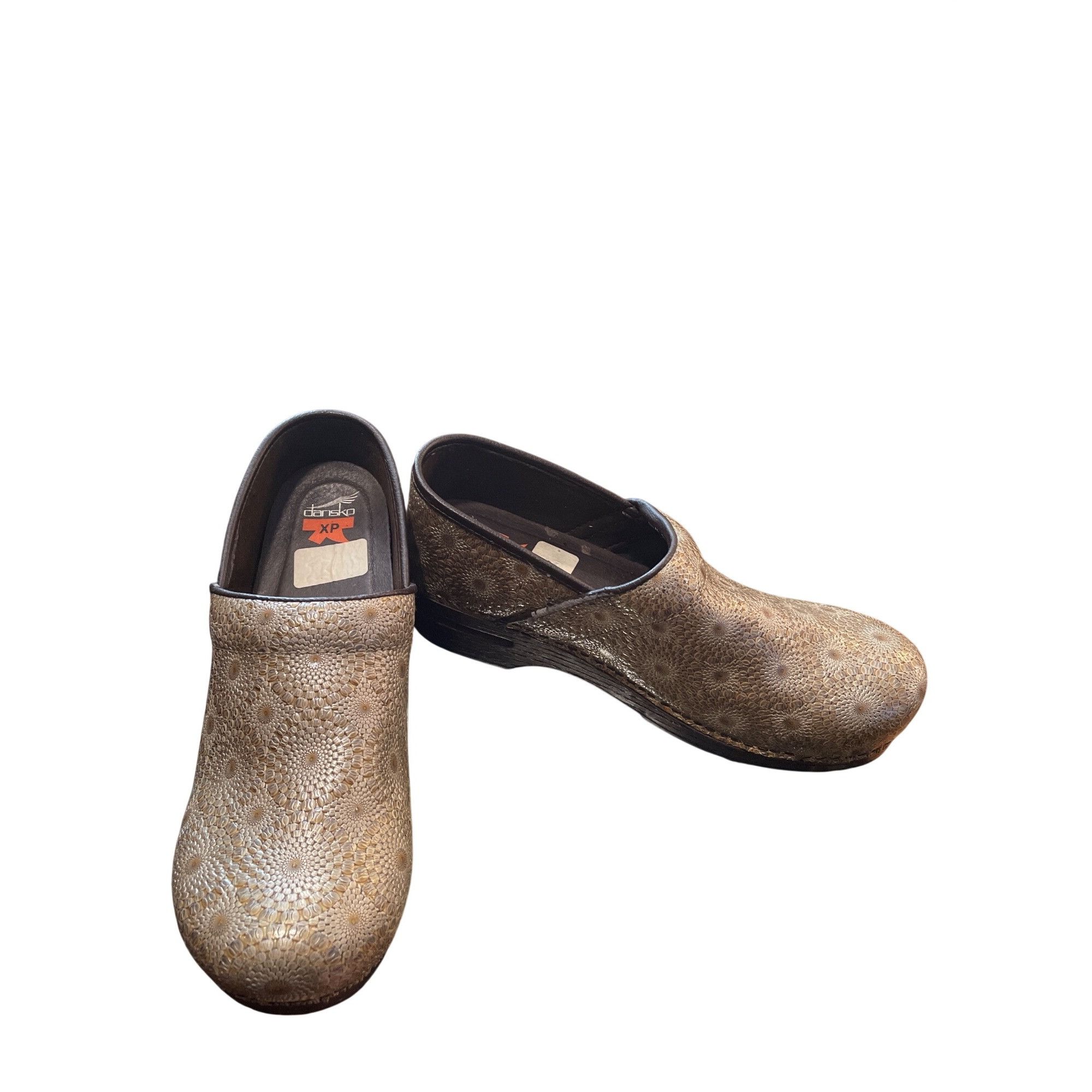 Dansko Dansko XP wms tan leather geometric nursing clogs shoes sz 4 Size US 11 / IT 41 - 1 Thumbnail